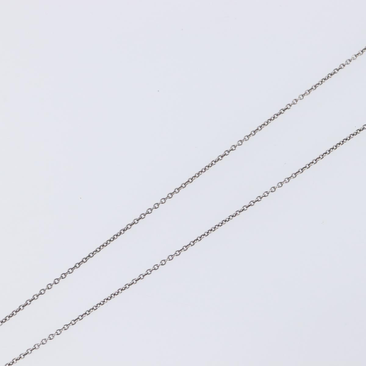Tiffany & Co. Full Heart Necklace Ag925 Silver Auth SK154