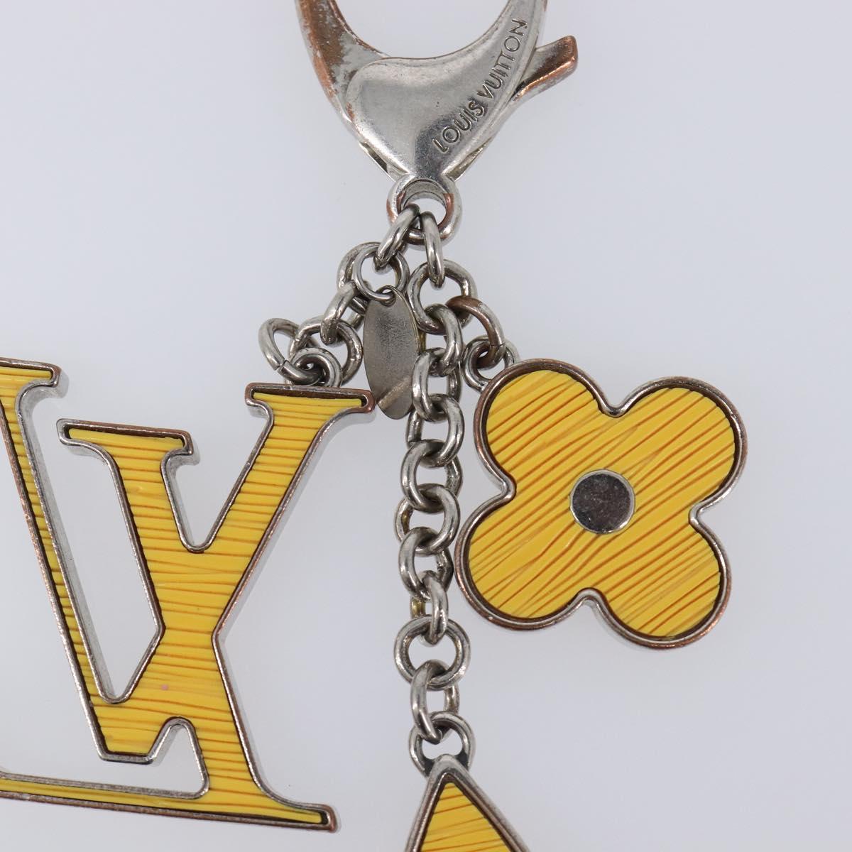 LOUIS VUITTON Bijoux Sac Fleurs de Epi Monogram Flower Yellow M66887 Auth SK178