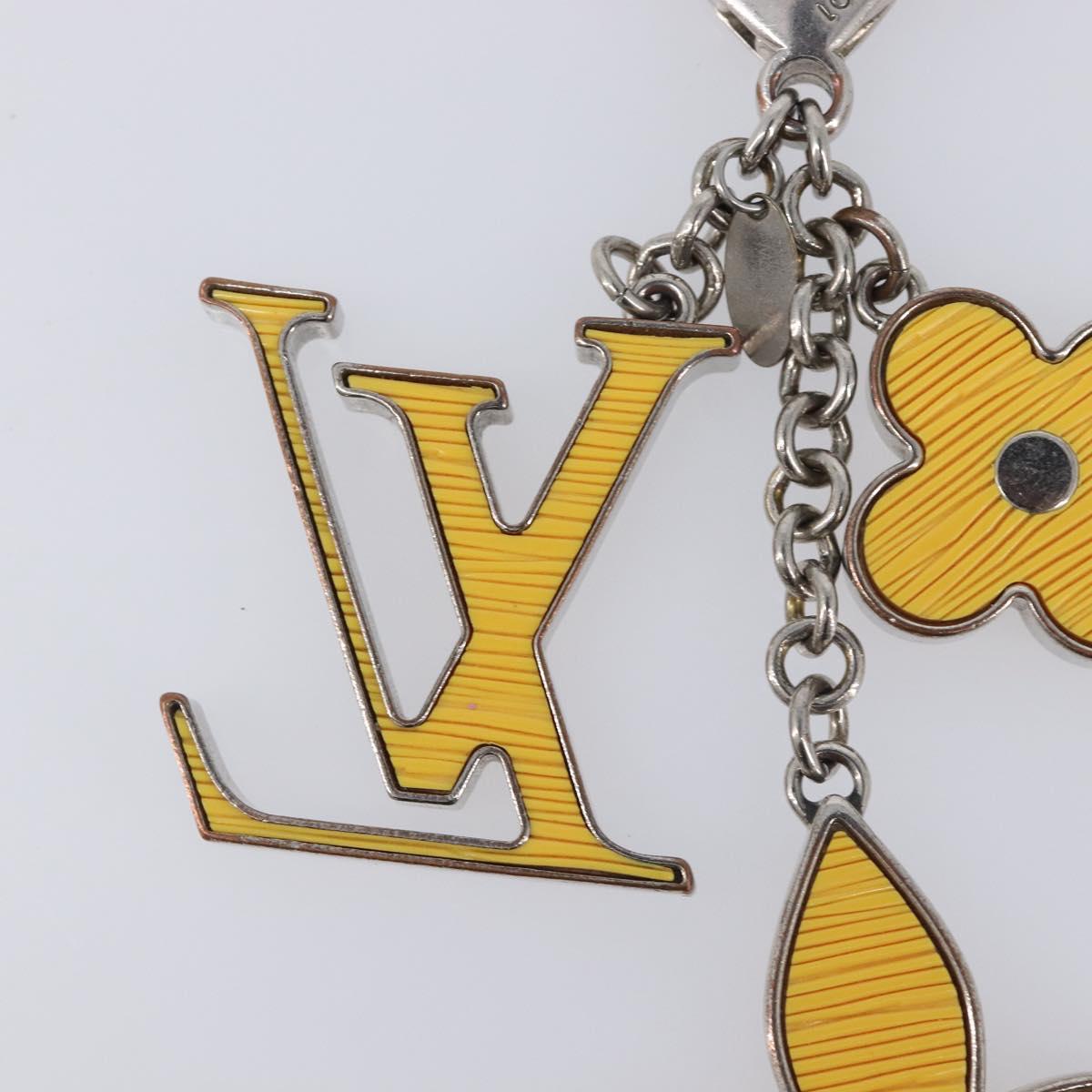 LOUIS VUITTON Bijoux Sac Fleurs de Epi Monogram Flower Yellow M66887 Auth SK178