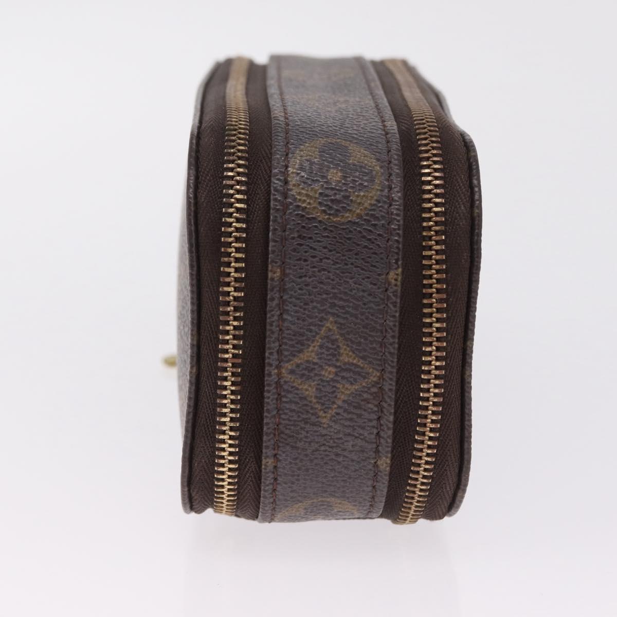 LOUIS VUITTON Monogram Trousse Brush PM Cosmetic Pouch M47510 LV Auth SK217