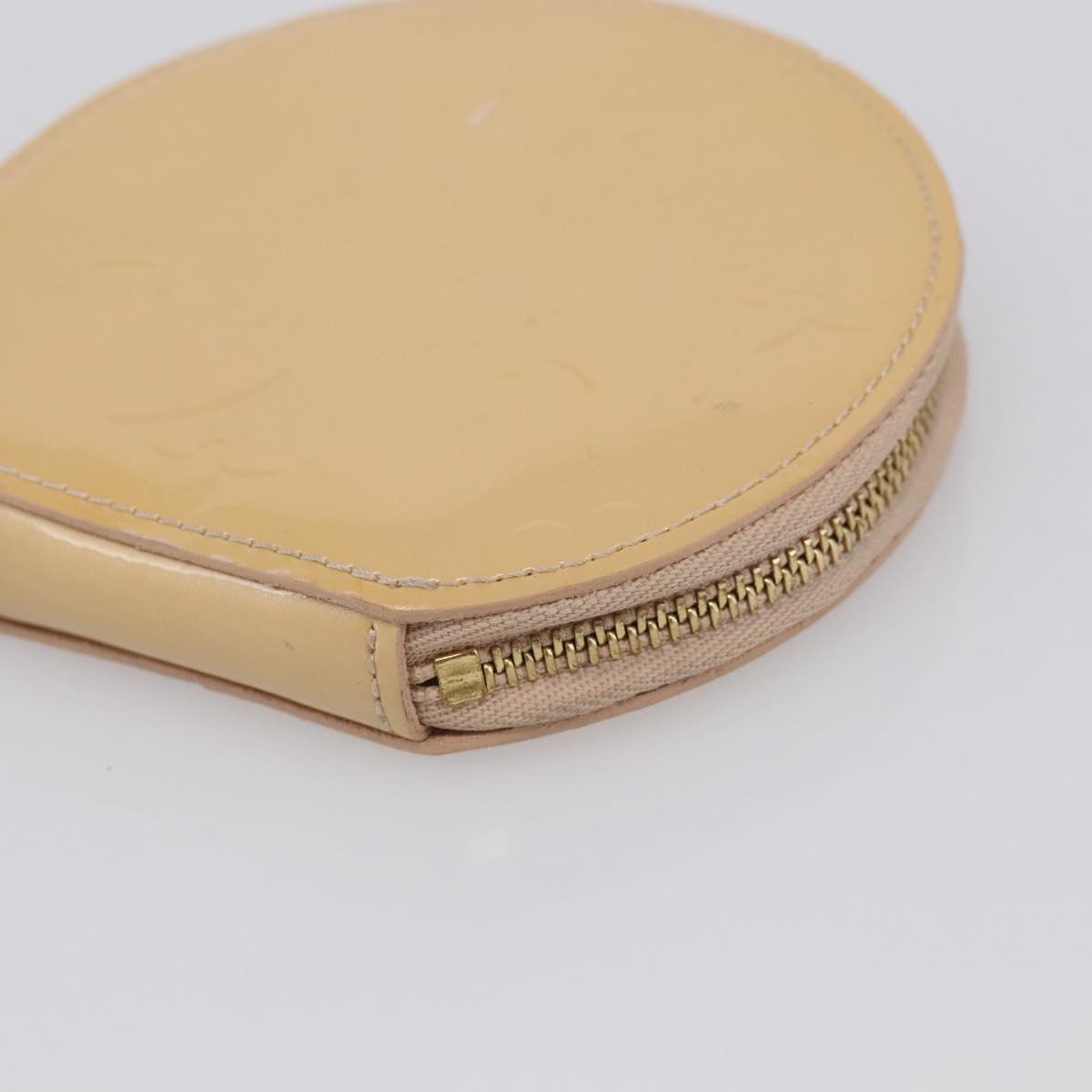 LOUIS VUITTON Vernis Porte Monnaie Chapo Rose Florentin M91416 LV Auth SK218A