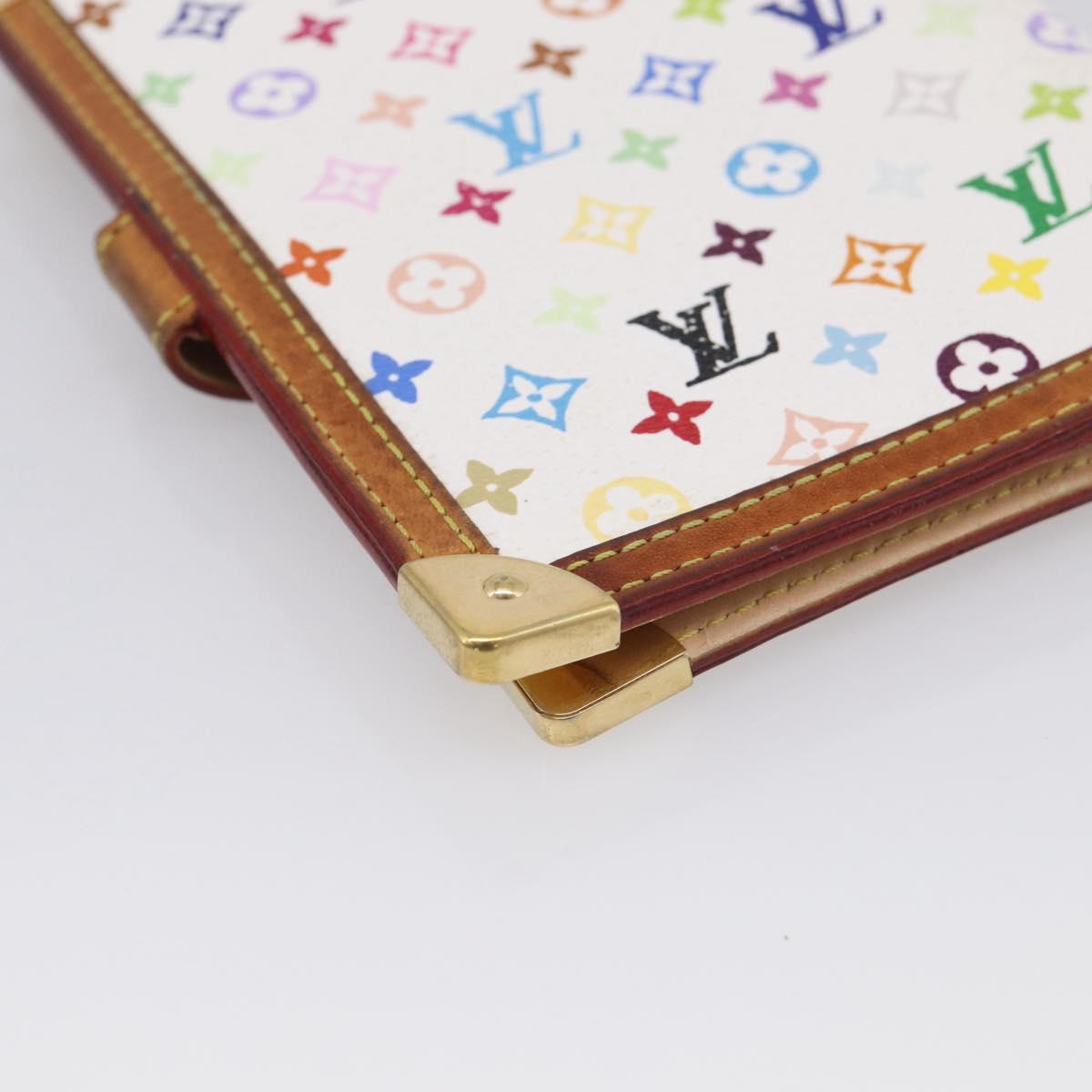 LOUIS VUITTON Monogram Multicolor Agenda PM Planner Cover R21074 LV Auth SK219
