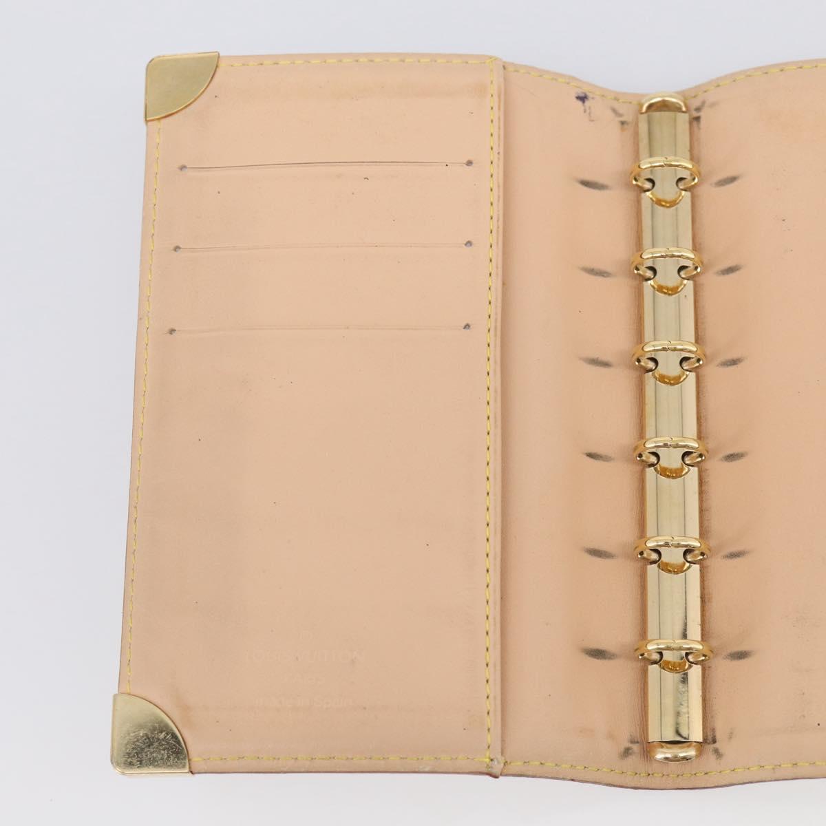 LOUIS VUITTON Monogram Multicolor Agenda PM Planner Cover R21074 LV Auth SK219