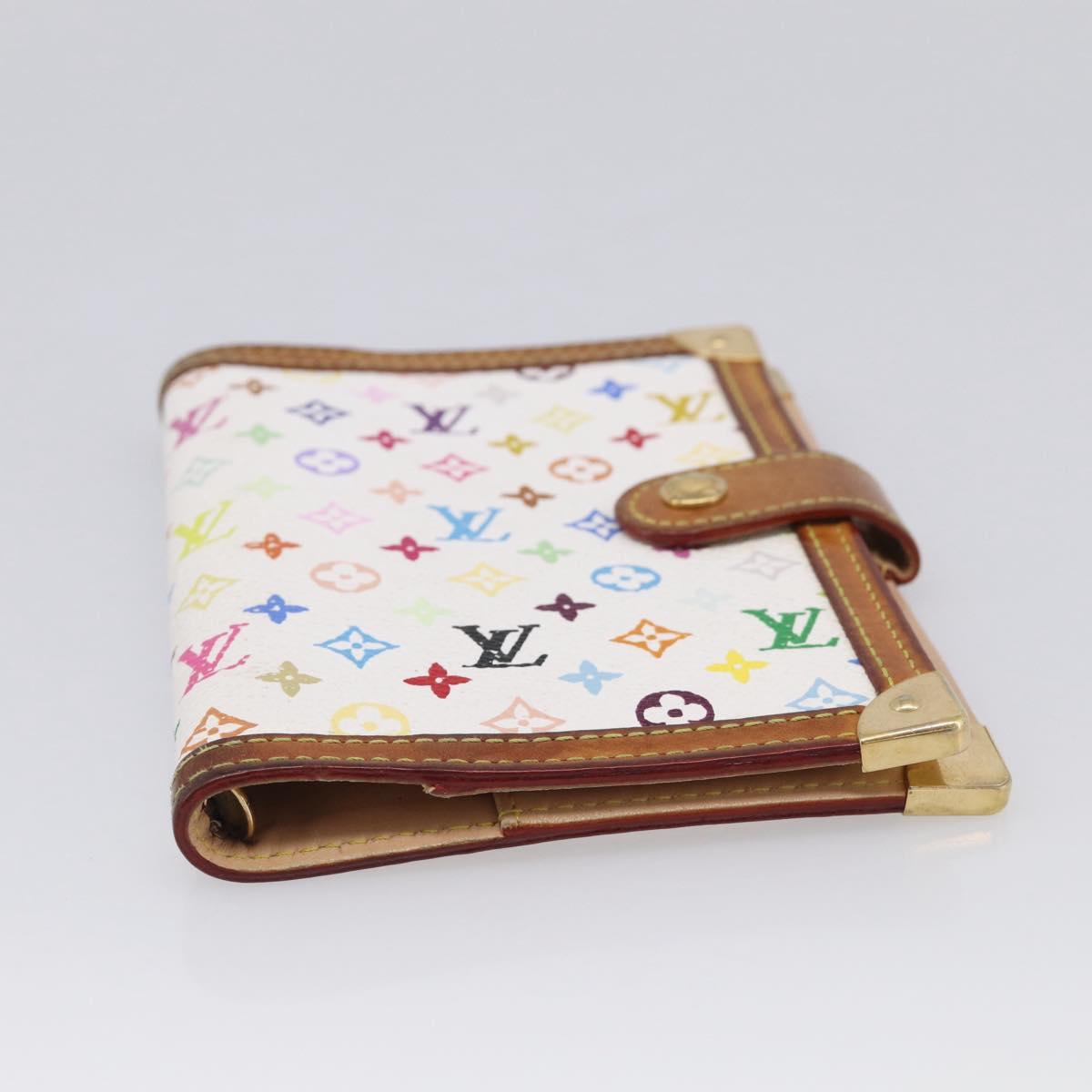 LOUIS VUITTON Monogram Multicolor Agenda PM Planner Cover R21074 LV Auth SK219