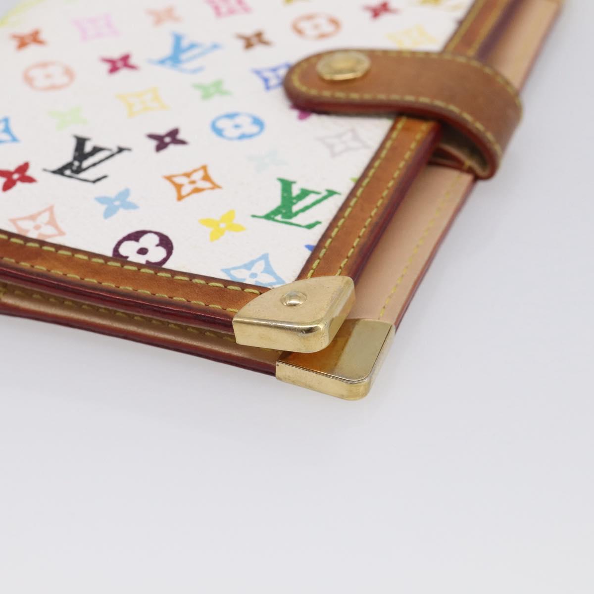 LOUIS VUITTON Monogram Multicolor Agenda PM Planner Cover R21074 LV Auth SK219