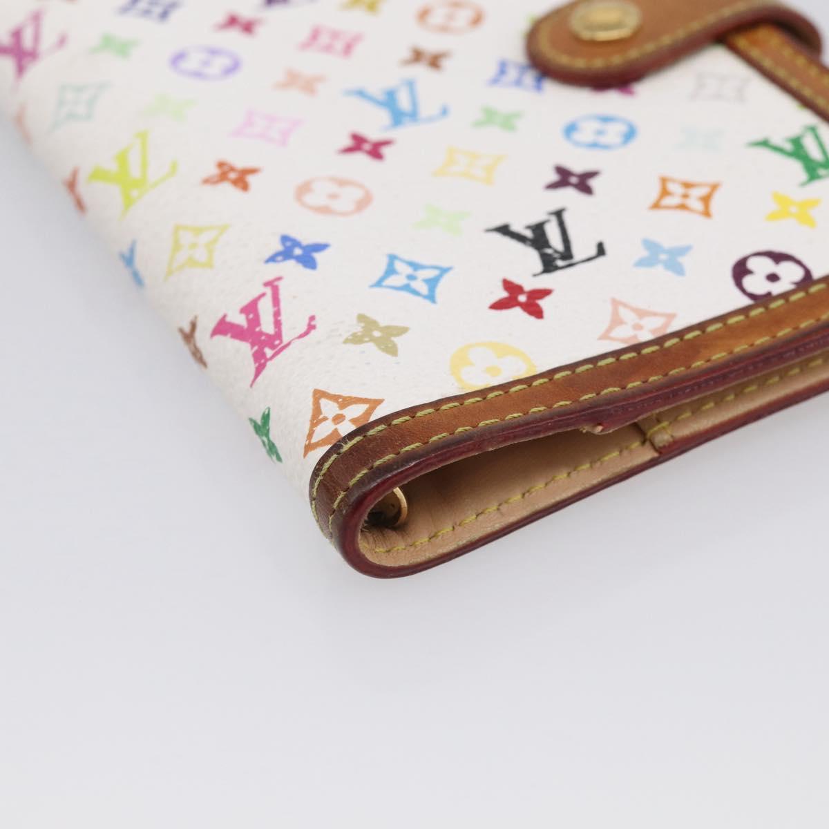 LOUIS VUITTON Monogram Multicolor Agenda PM Planner Cover R21074 LV Auth SK219
