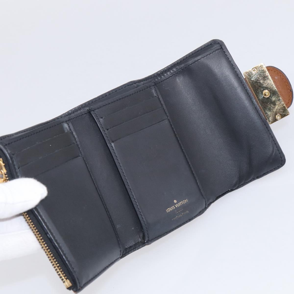 LOUIS VUITTON Reverse Portefeuille Daufine Compact Wallet M68725 LV Auth SK258