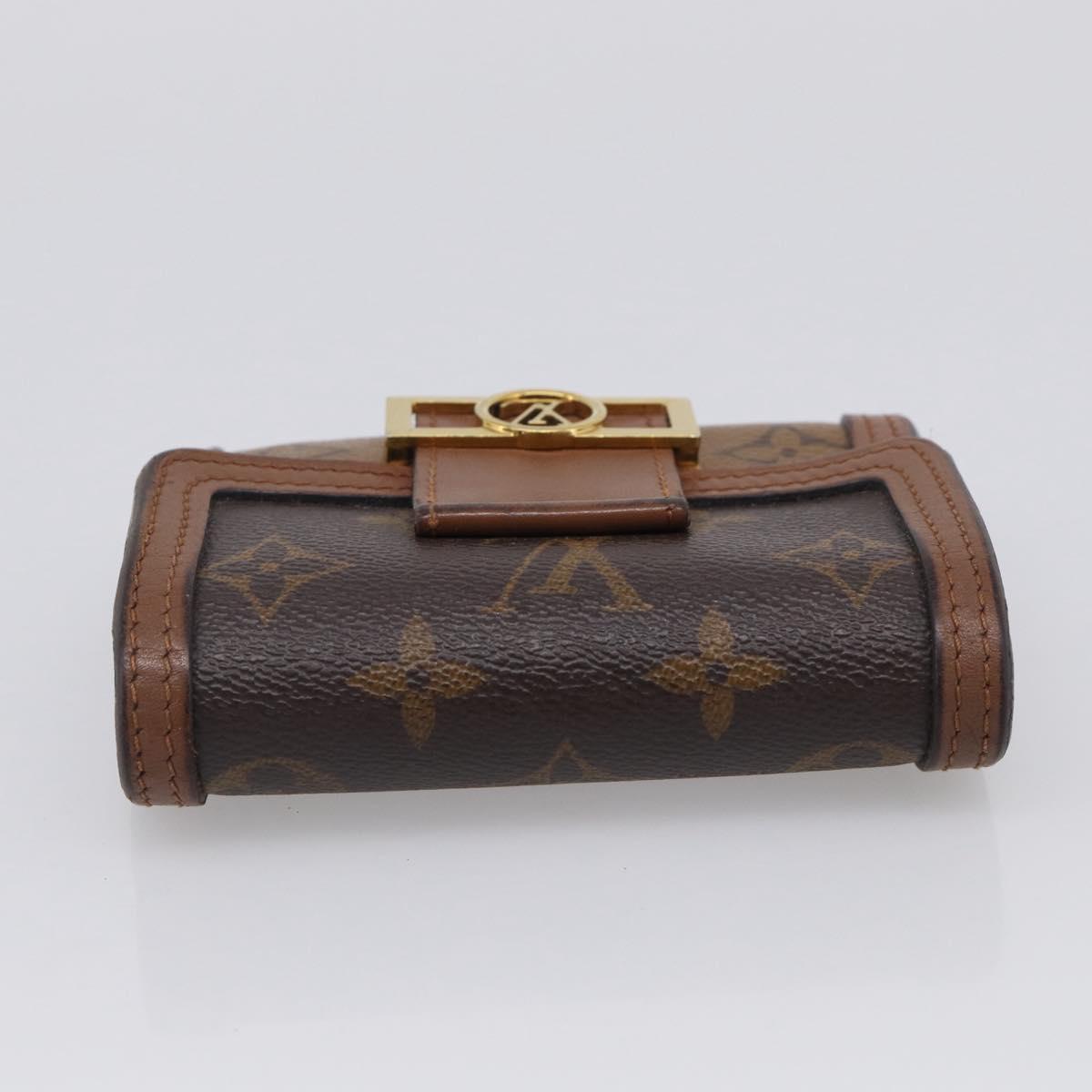 LOUIS VUITTON Reverse Portefeuille Daufine Compact Wallet M68725 LV Auth SK258