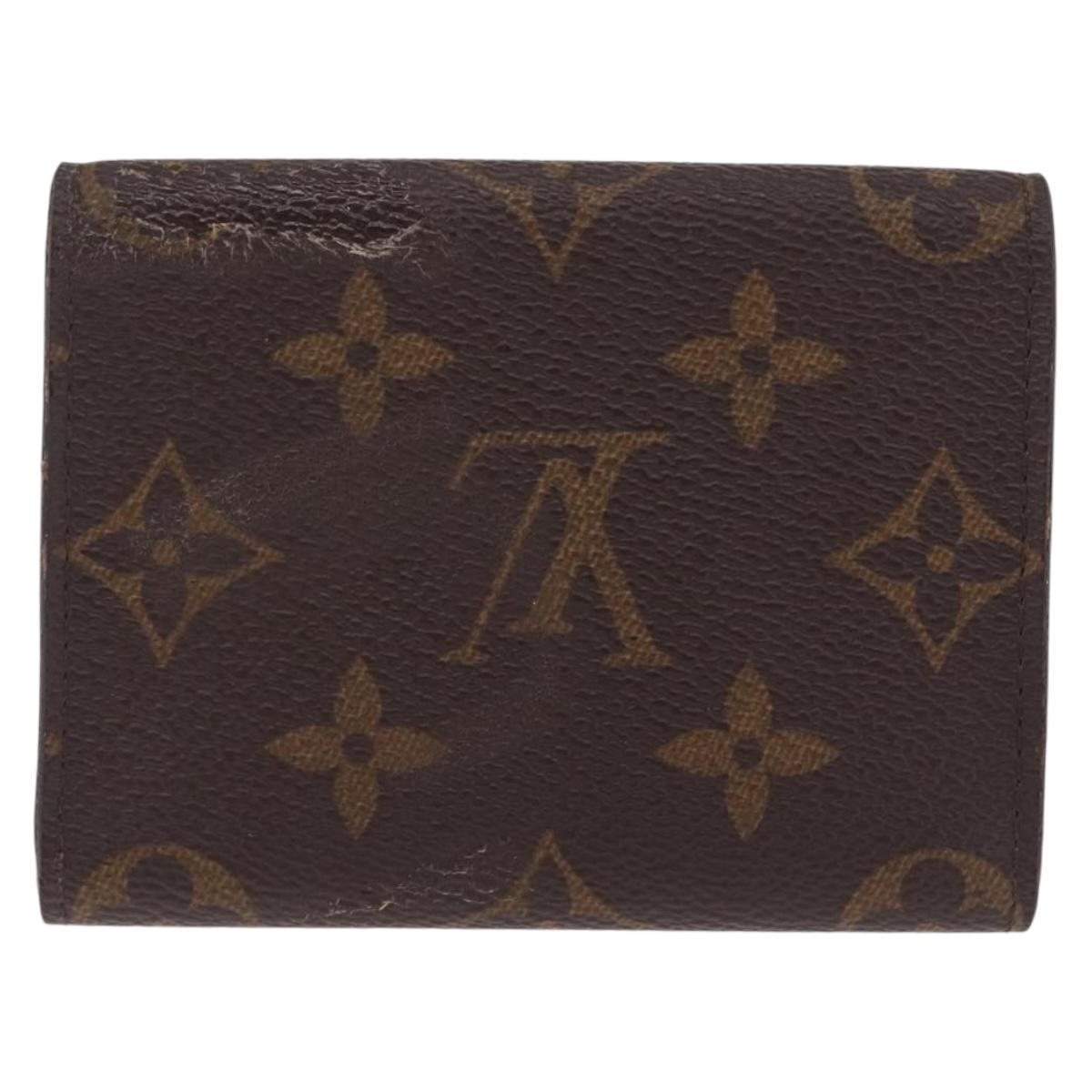LOUIS VUITTON Monogram Anvelop Cult De Vuitto Card Case M62920 LV Auth SK261