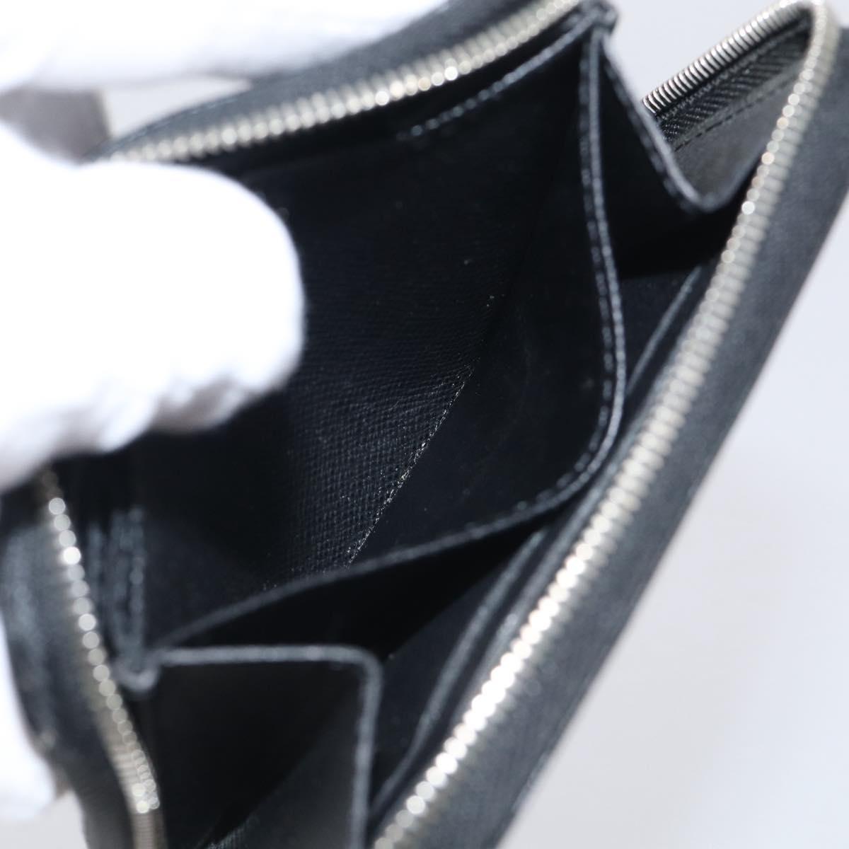 LOUIS VUITTON Epi Zippy Coin Purse Coin Purse Black M60152 LV Auth SK272