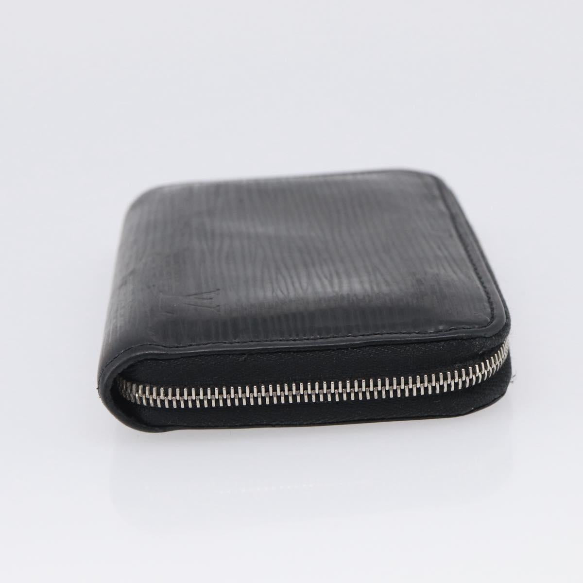 LOUIS VUITTON Epi Zippy Coin Purse Coin Purse Black M60152 LV Auth SK272