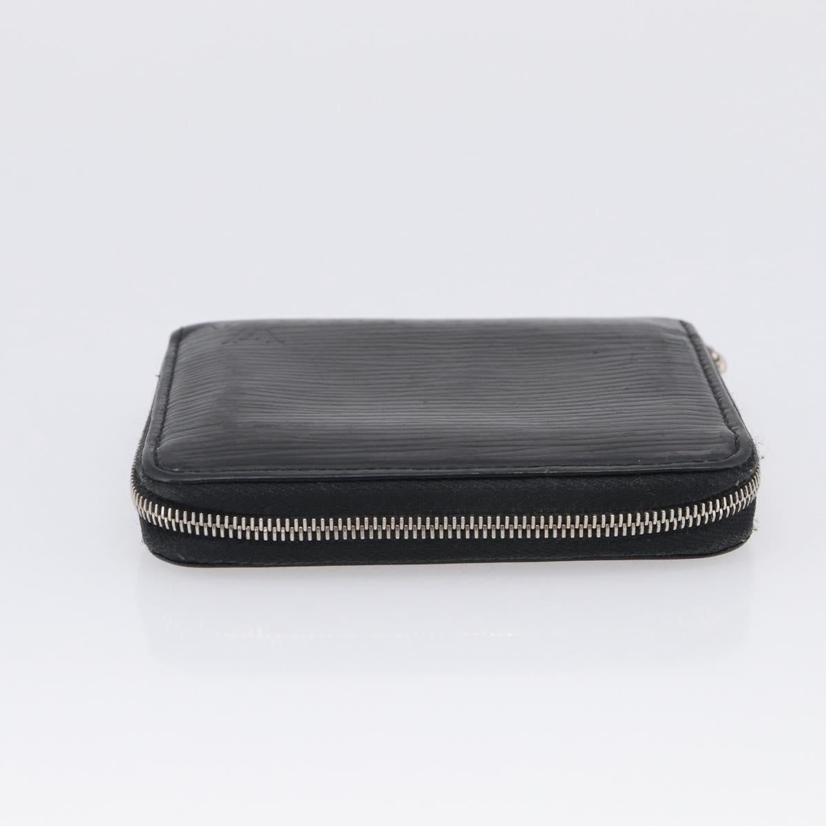 LOUIS VUITTON Epi Zippy Coin Purse Coin Purse Black M60152 LV Auth SK272