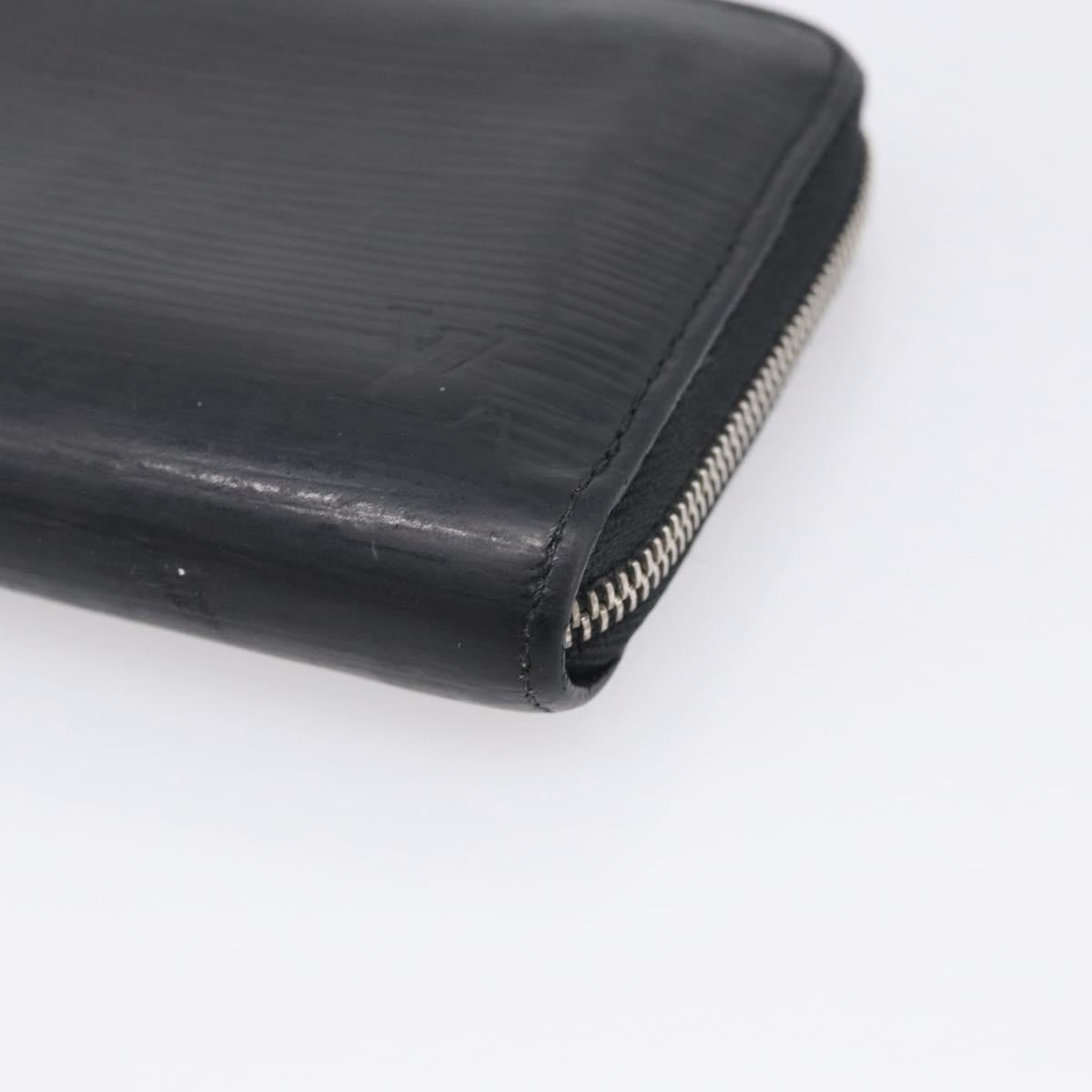 LOUIS VUITTON Epi Zippy Coin Purse Coin Purse Black M60152 LV Auth SK272