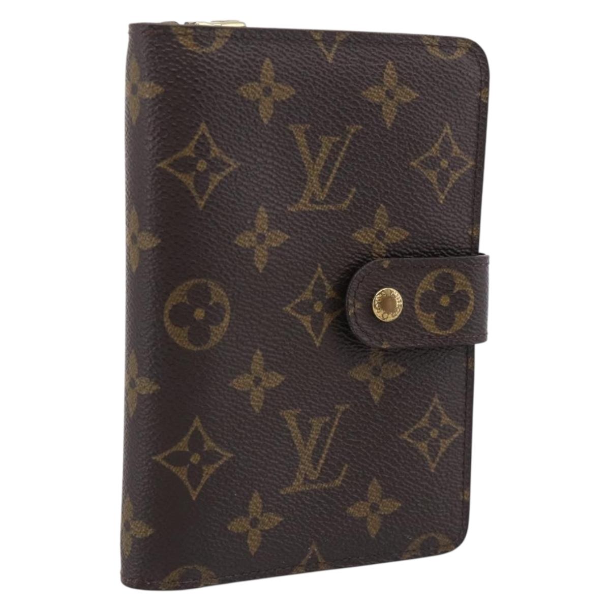 LOUIS VUITTON Monogram Porto Papie Zip Wallet M61207 LV Auth SK276A