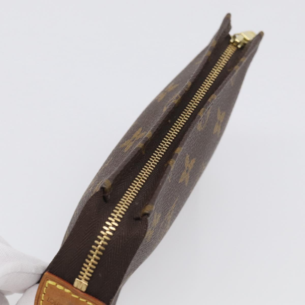 LOUIS VUITTON Monogram Poche Toilette 15 Pouch M47546 LV Auth SK288