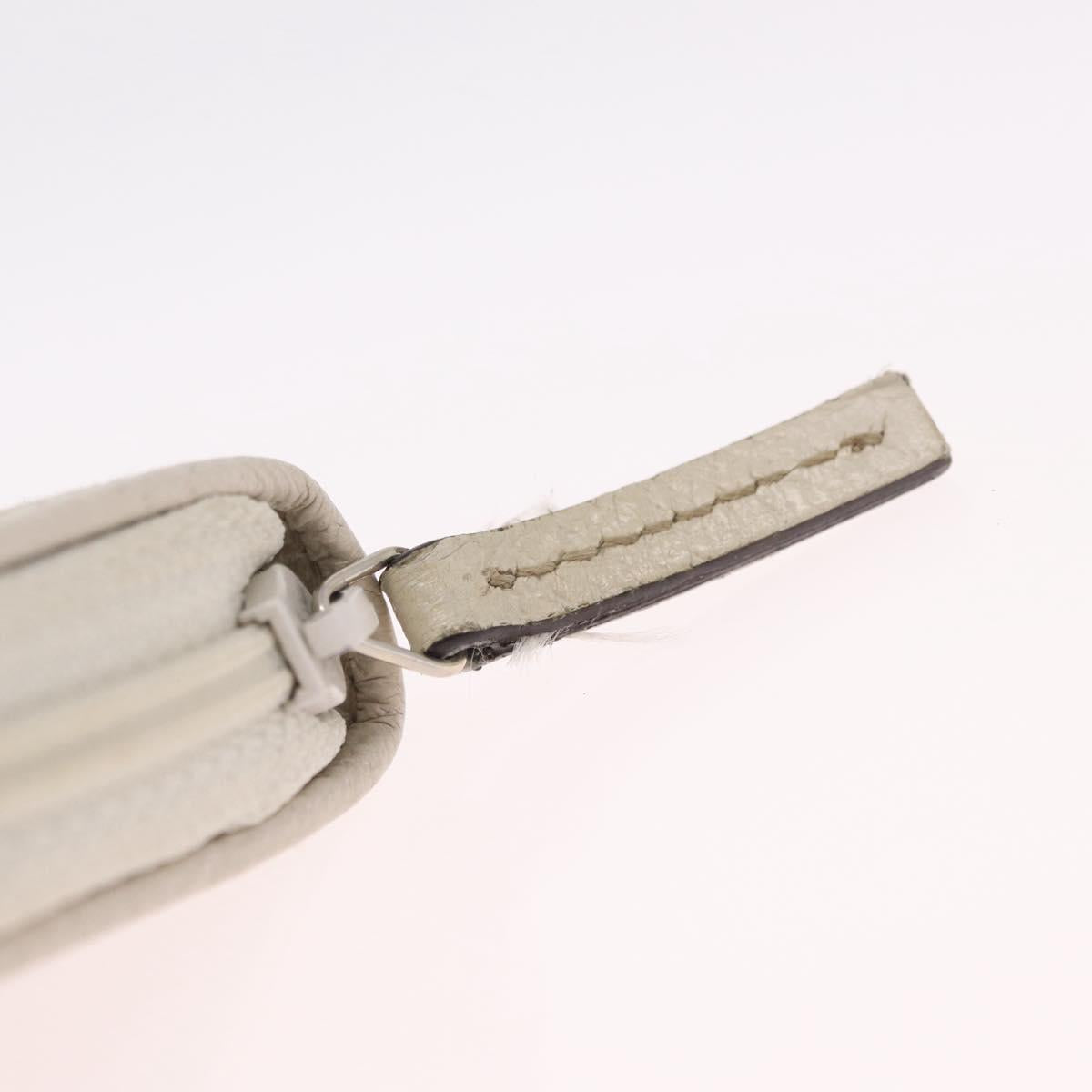 GUCCI GG Canvas Coin Purse Beige Gold 115255 Auth SK296