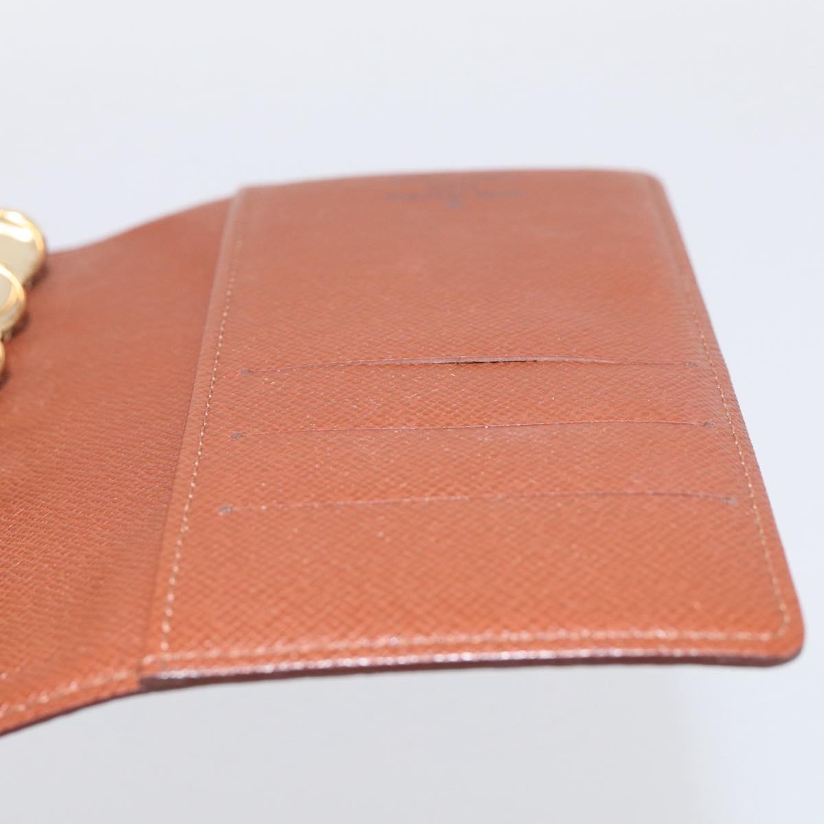 LOUIS VUITTON Monogram Agenda PM Day Planner Cover R20005 LV Auth SK305A