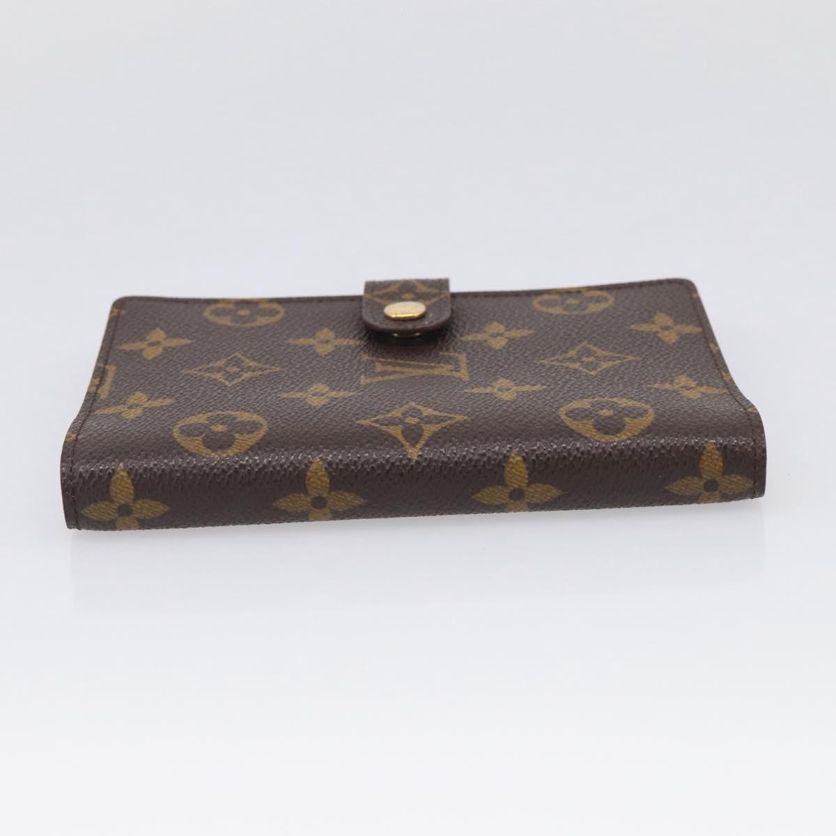 LOUIS VUITTON Monogram Agenda PM Day Planner Cover R20005 LV Auth SK305A