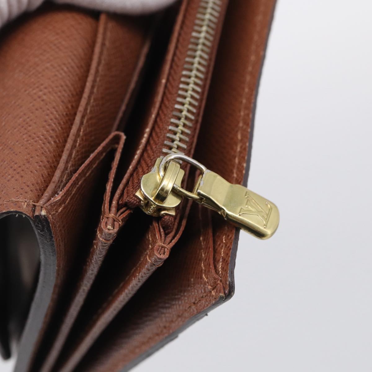LOUIS VUITTON Monogram Portefeuille Sarah Long Wallet M61734 LV Auth SK314