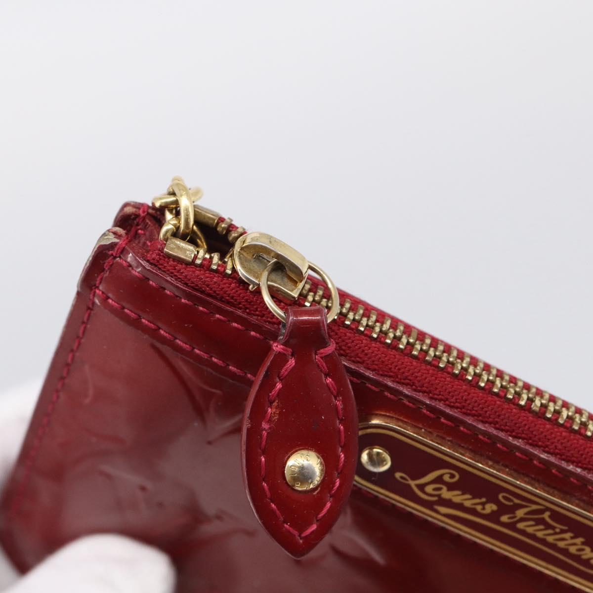 LOUIS VUITTON Pochette ClesNM Coin Purse Pomme D'amour M93559 LV Auth SK320