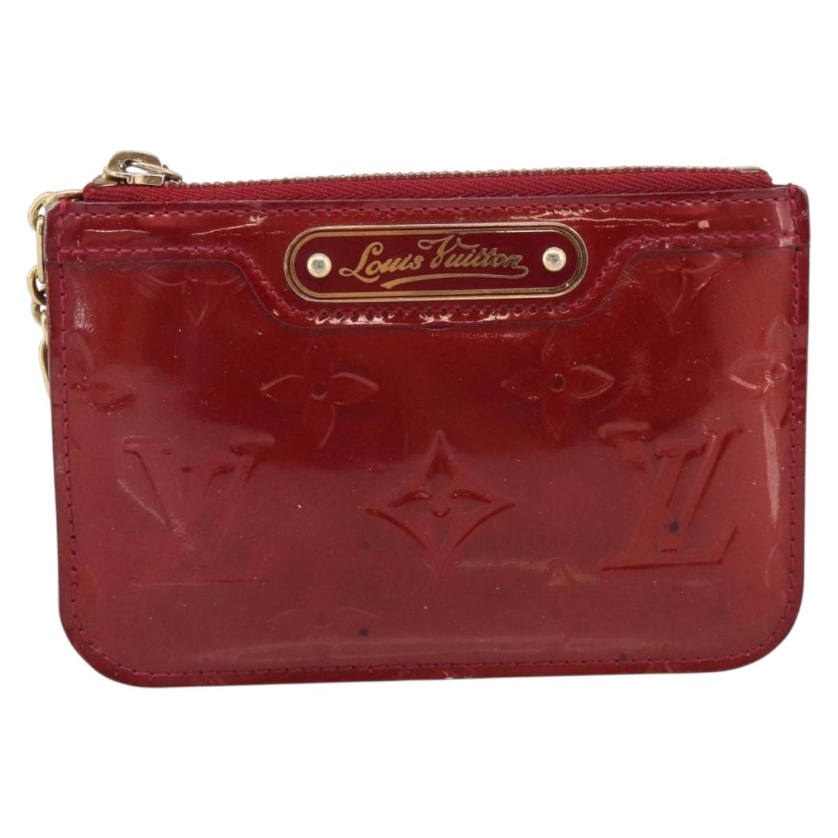 LOUIS VUITTON Pochette ClesNM Coin Purse Pomme D'amour M93559 LV Auth SK320