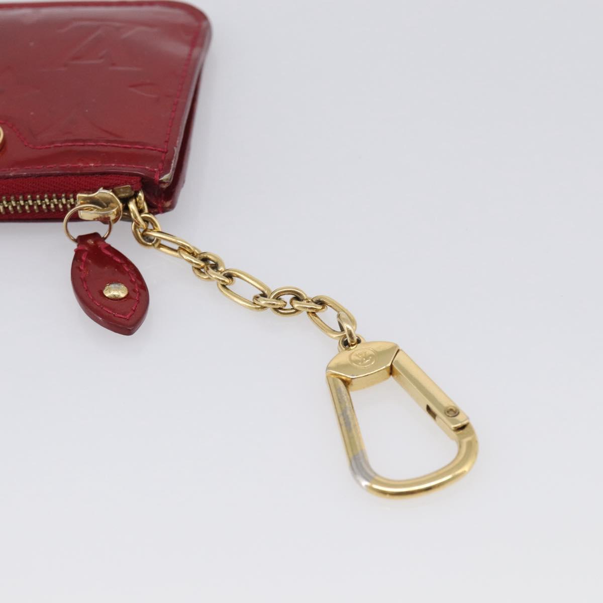 LOUIS VUITTON Pochette ClesNM Coin Purse Pomme D'amour M93559 LV Auth SK320