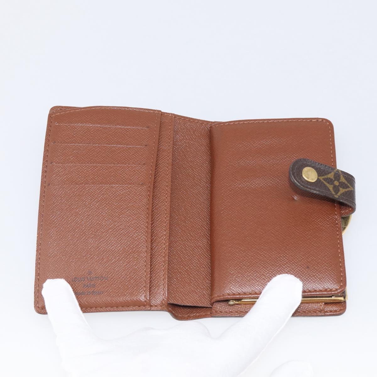 LOUIS VUITTON Monogram Portefeuille Viennois Bifold Wallet M61674 LV Auth SK328