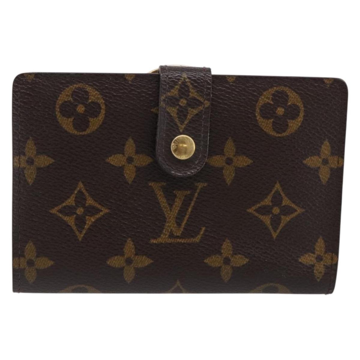 LOUIS VUITTON Monogram Portefeuille Viennois Bifold Wallet M61674 LV Auth SK328