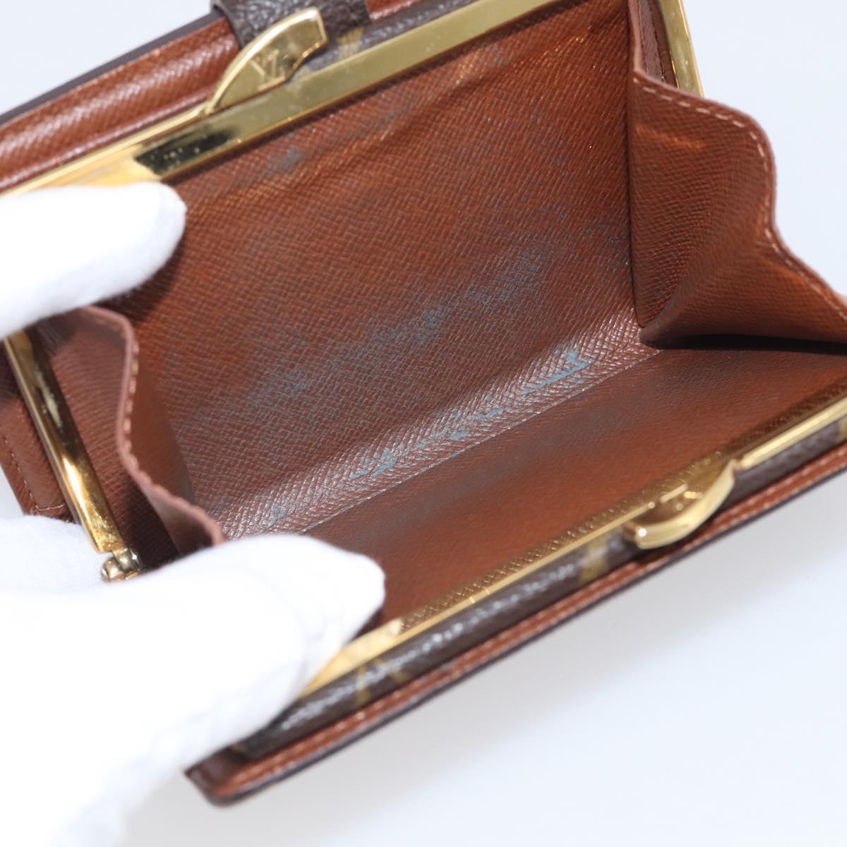 LOUIS VUITTON Monogram Portefeuille Viennois Bifold Wallet M61674 LV Auth SK328