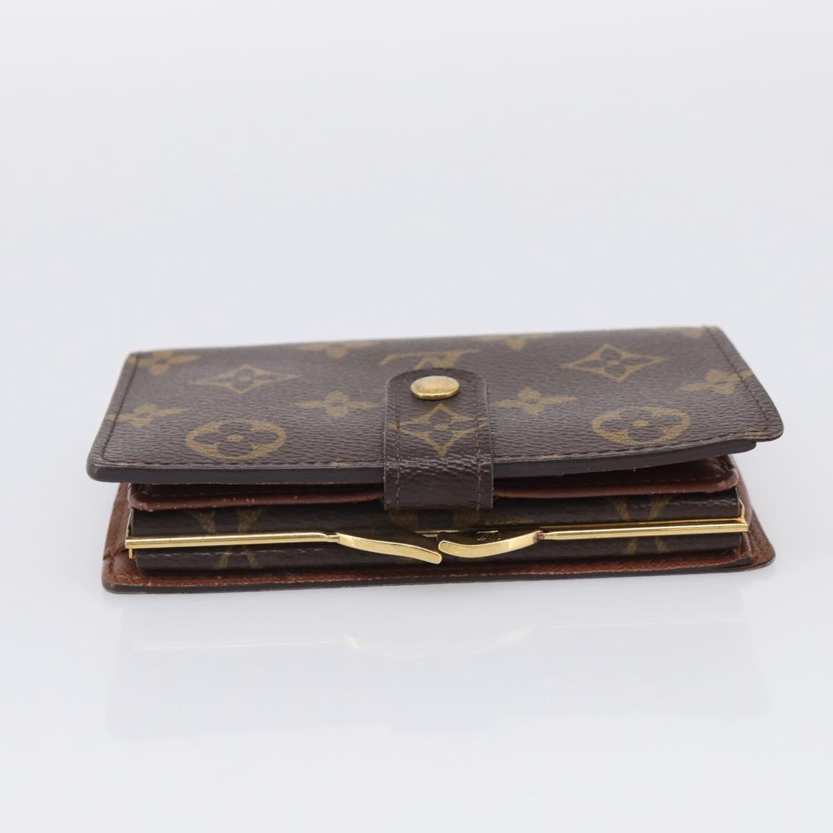 LOUIS VUITTON Monogram Portefeuille Viennois Bifold Wallet M61674 LV Auth SK328