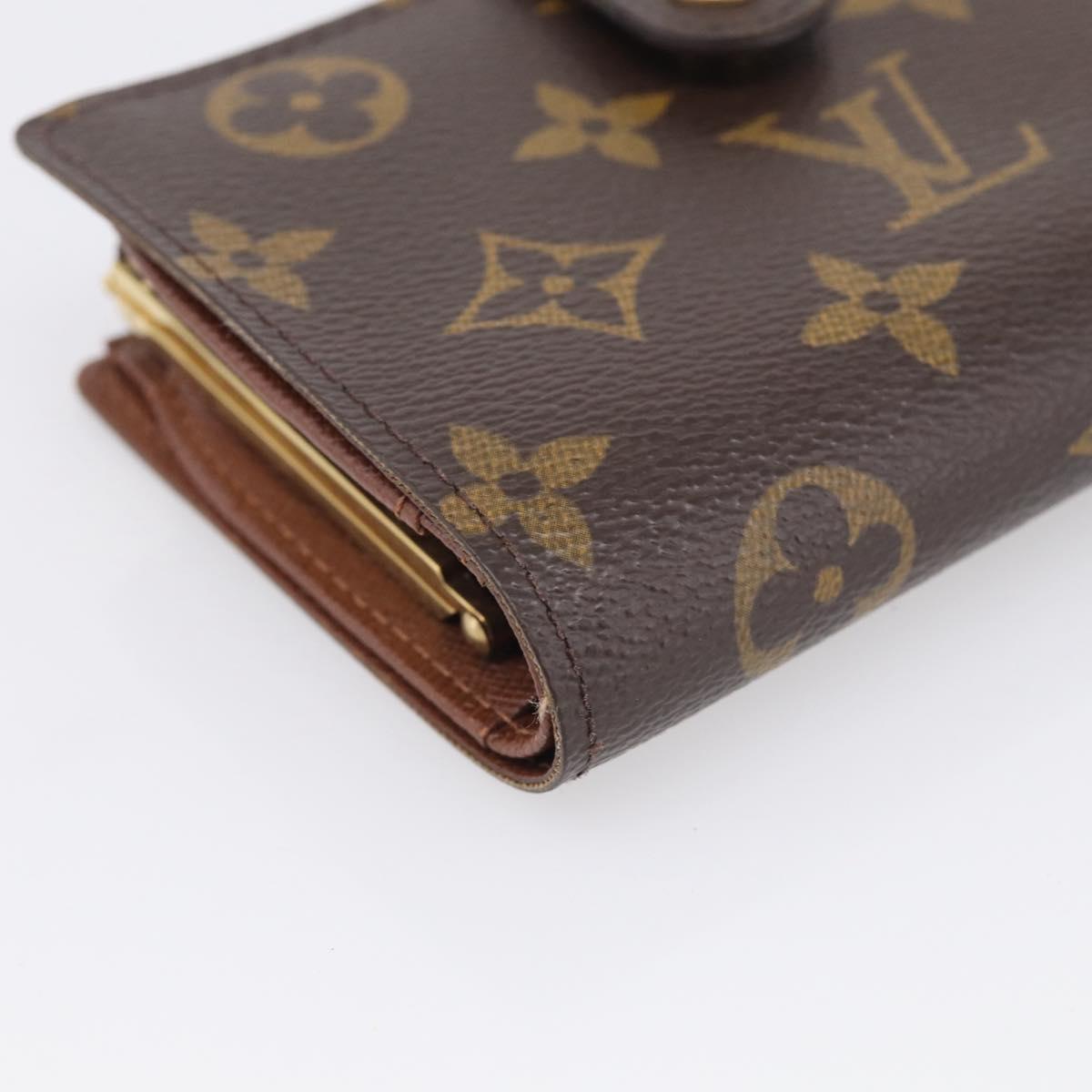 LOUIS VUITTON Monogram Portefeuille Viennois Bifold Wallet M61674 LV Auth SK328