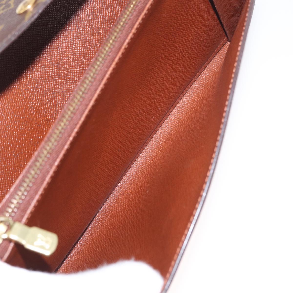 LOUIS VUITTON Monogram Pochette Porte Monnaie Credit Wallet M61726 LV Auth SK337