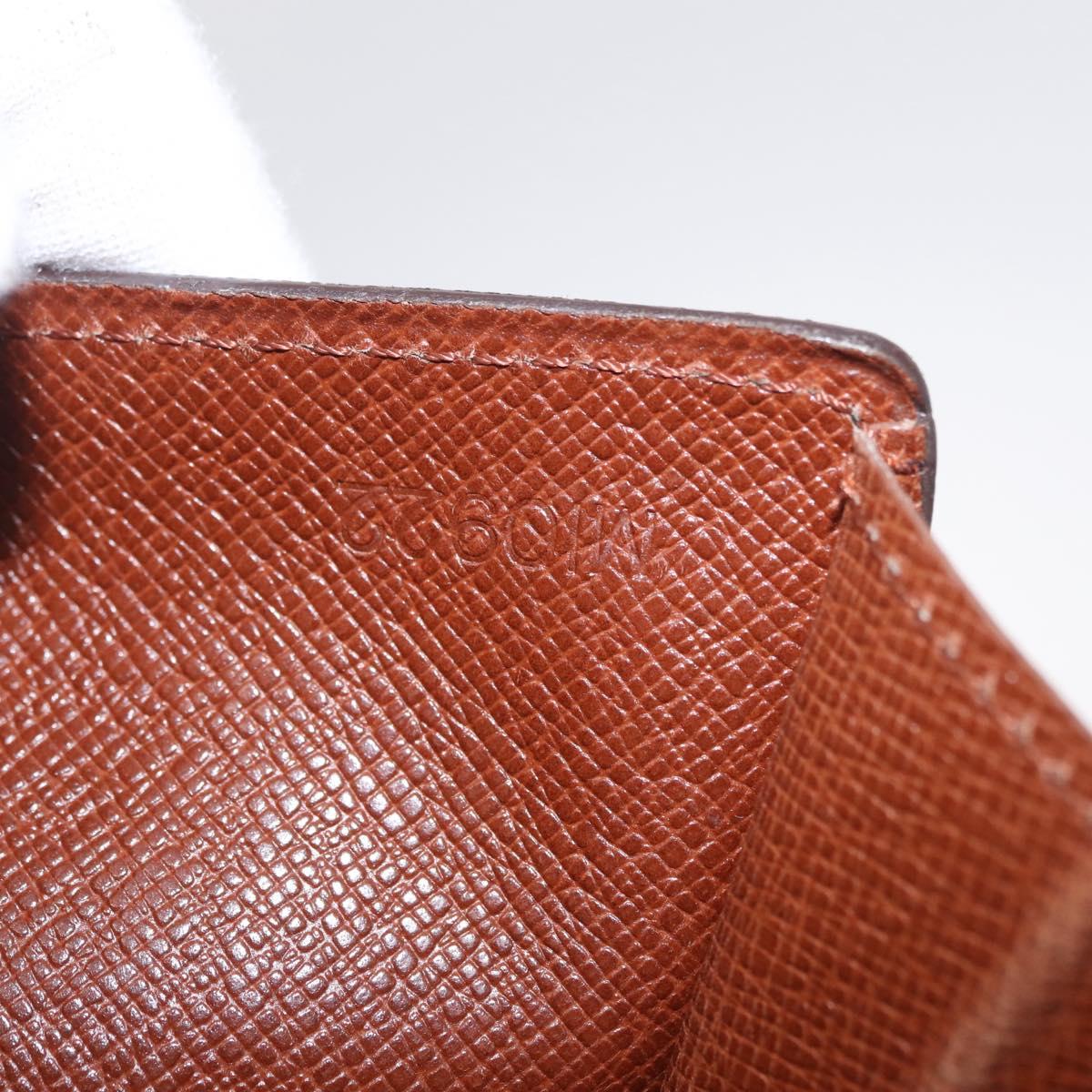 LOUIS VUITTON Monogram Pochette Porte Monnaie Credit Wallet M61726 LV Auth SK337