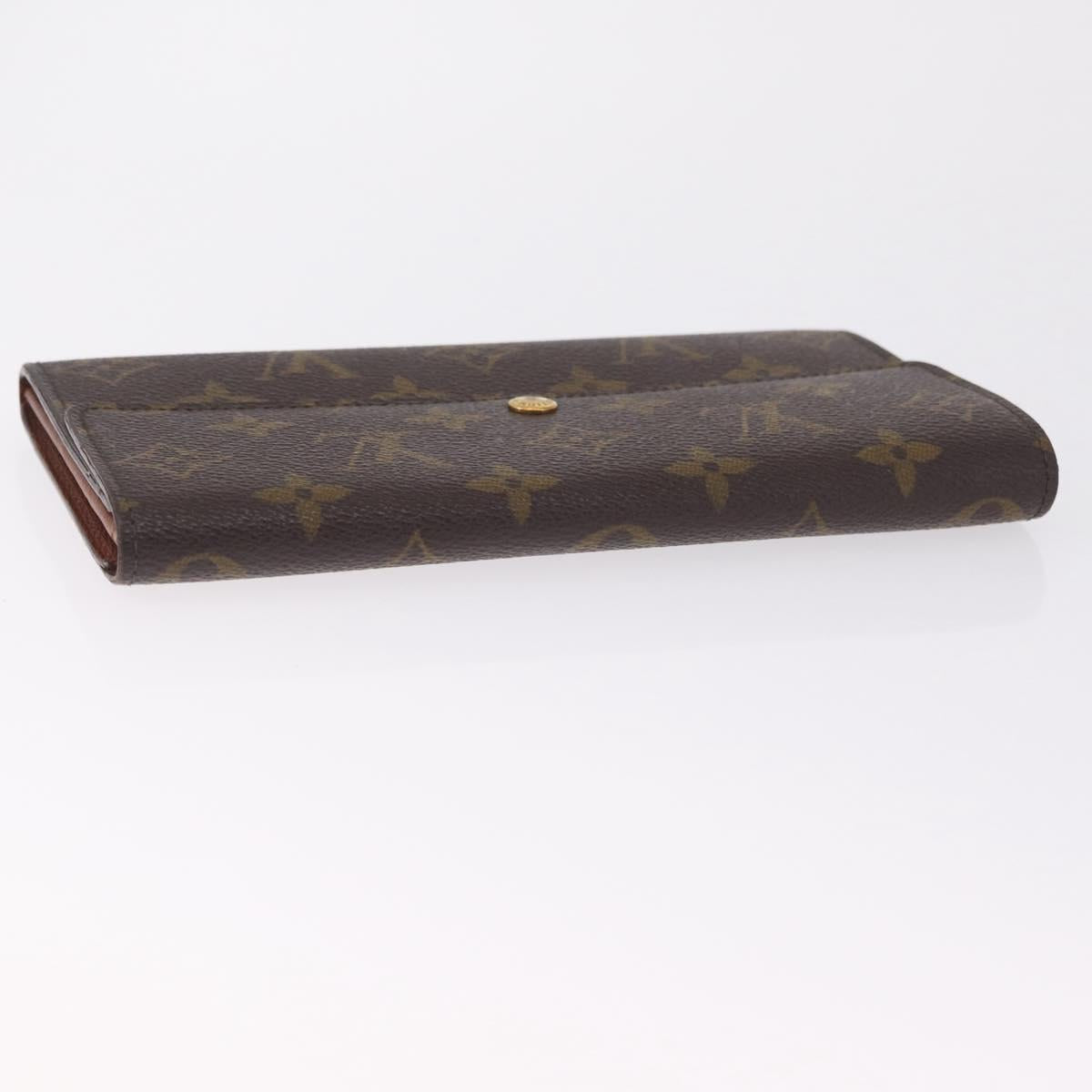 LOUIS VUITTON Monogram Pochette Porte Monnaie Credit Wallet M61726 LV Auth SK337