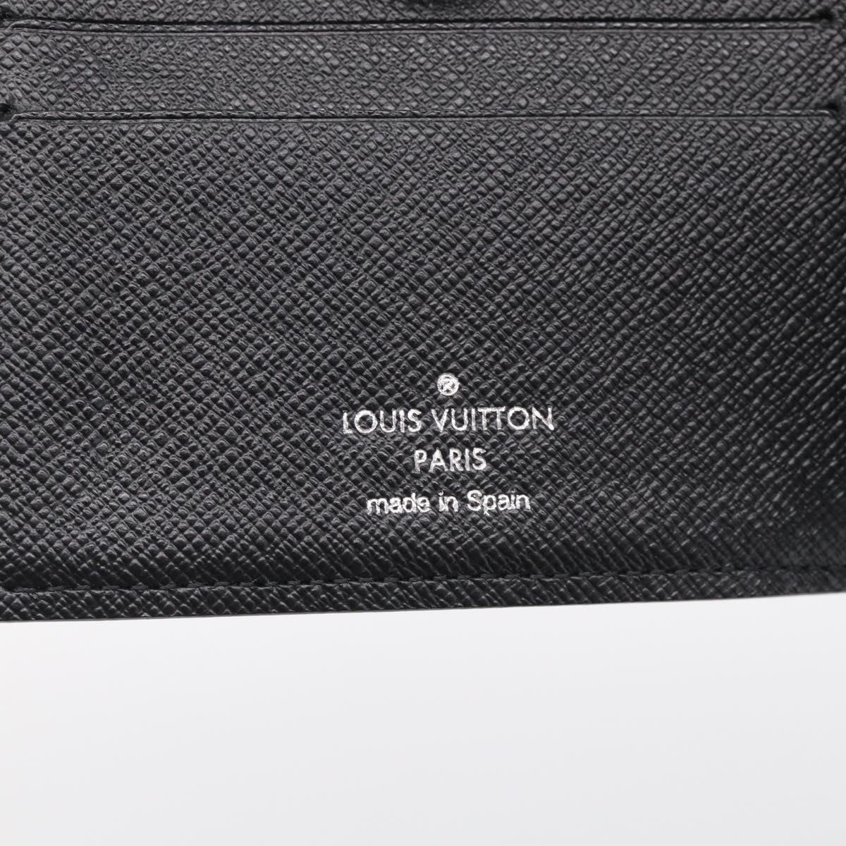 LOUIS VUITTON Damier Graphite Portefeuille Marco Wallet N62664 LV Auth SK338V