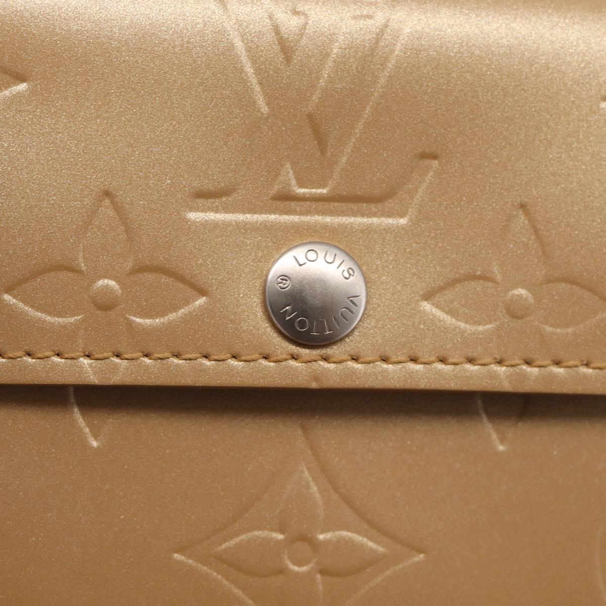 LOUIS VUITTON Monogram Mat Ludlow Coin Purse Amble M65127 LV Auth SK400A