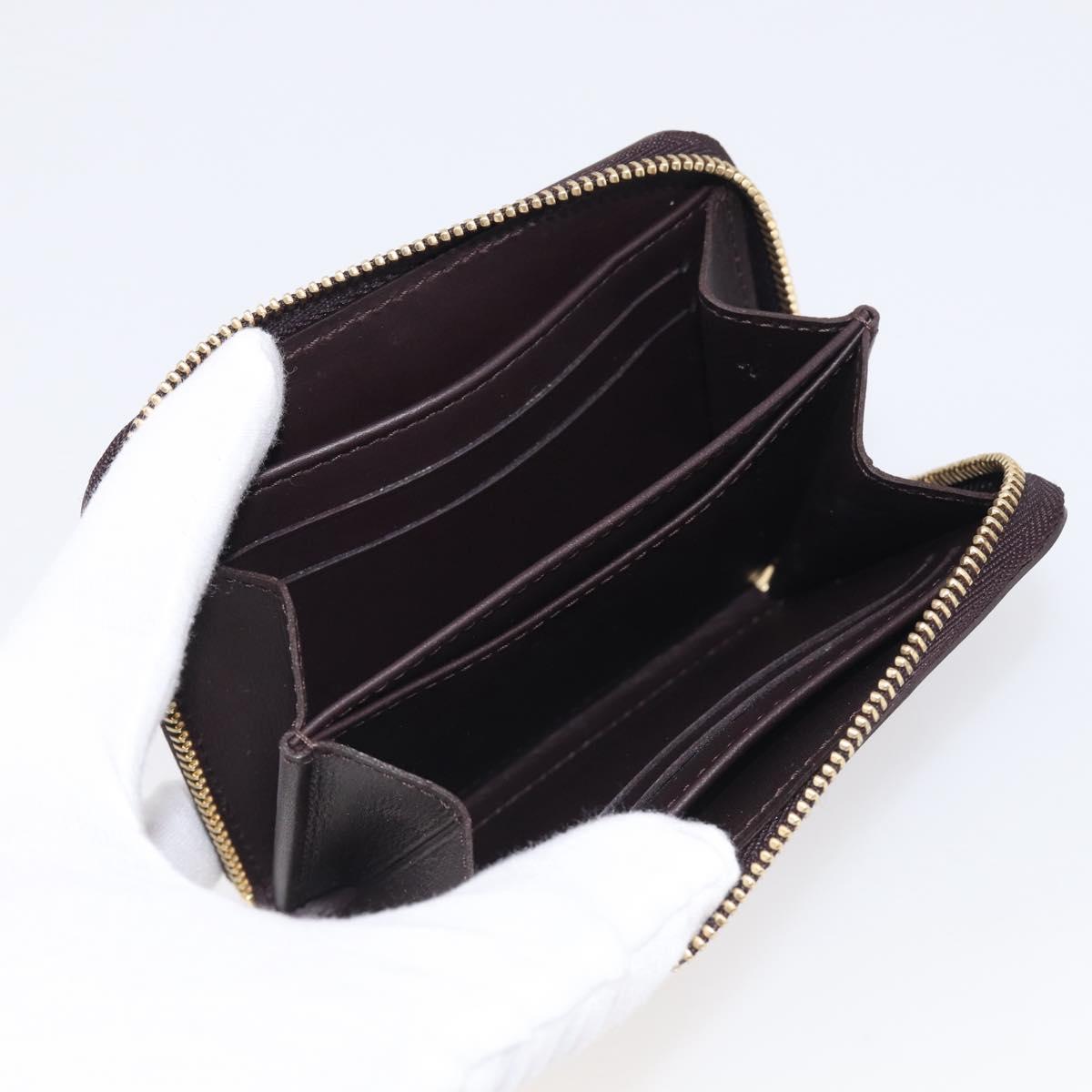 LOUIS VUITTON Monogram Vernis Zippy Coin Purse Rouge Favist M91534 Auth SK453A
