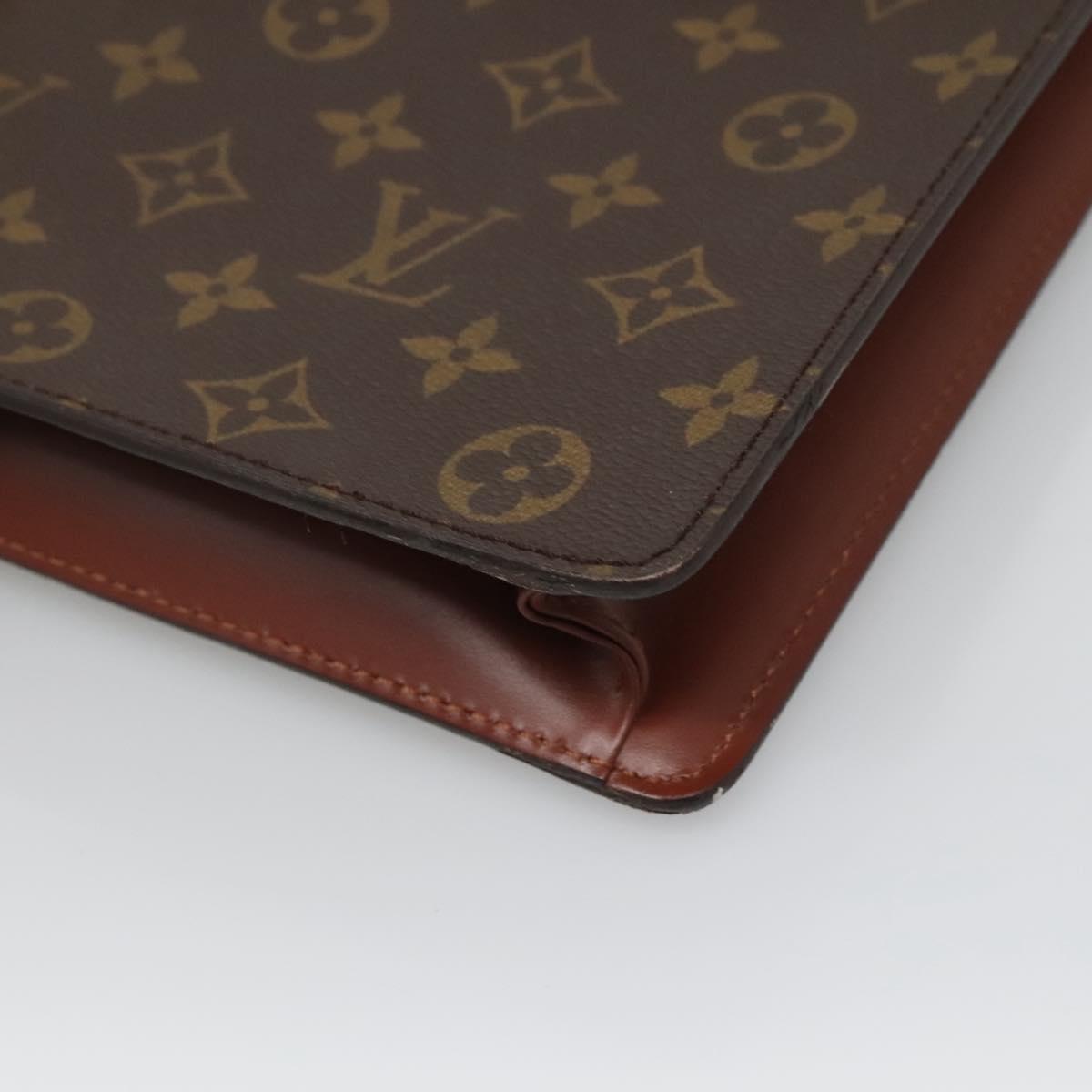 LOUIS VUITTON Monogram Porte Documents Bandouliere Bag M53338 Auth sw092