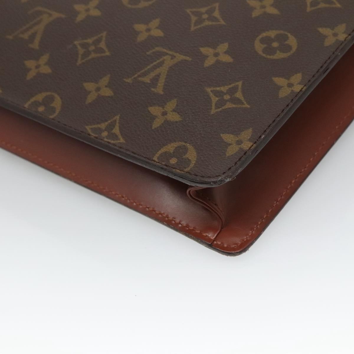 LOUIS VUITTON Monogram Porte Documents Bandouliere Bag M53338 Auth sw092