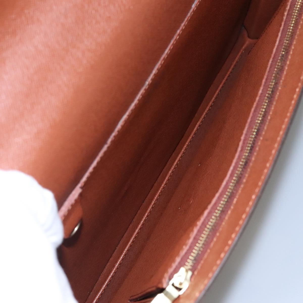 LOUIS VUITTON Monogram Porte Documents Bandouliere Bag M53338 Auth sw092