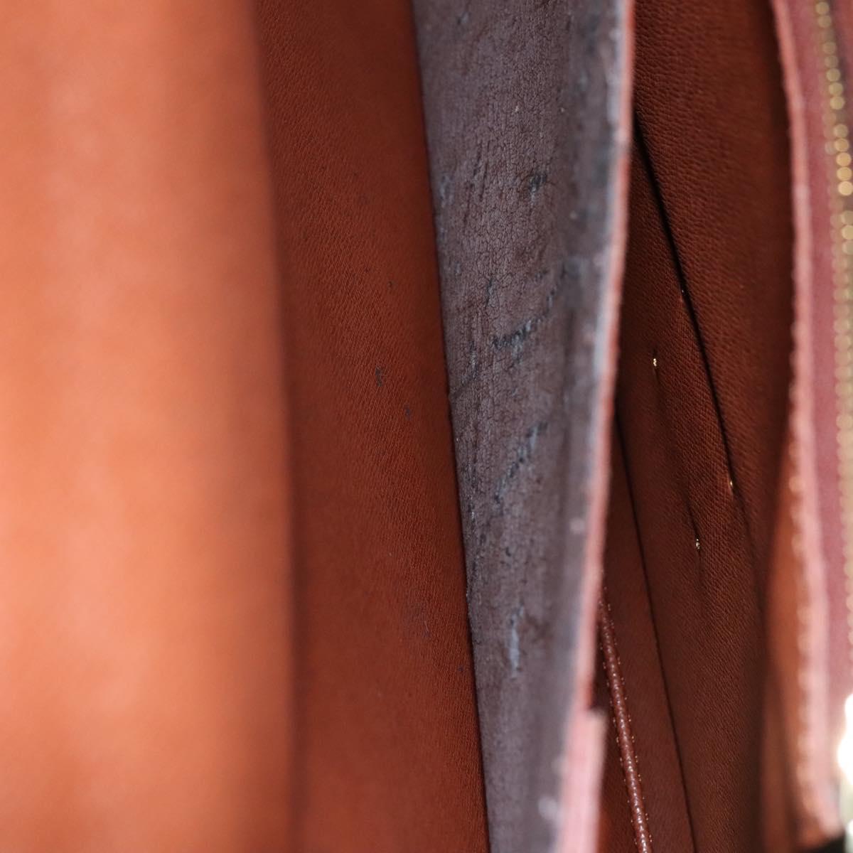 LOUIS VUITTON Monogram Porte Documents Bandouliere Bag M53338 Auth sw092