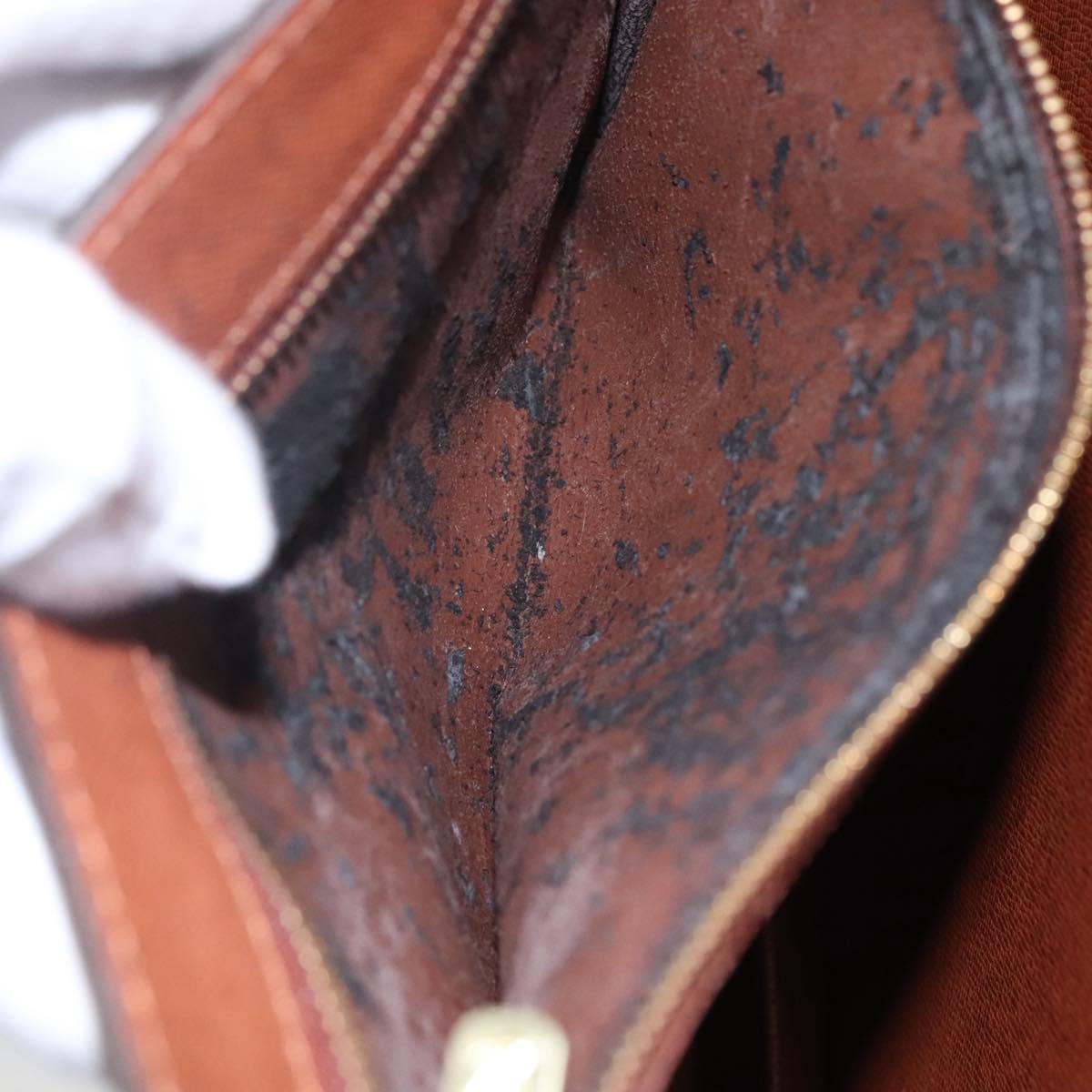 LOUIS VUITTON Monogram Porte Documents Bandouliere Bag M53338 Auth sw092