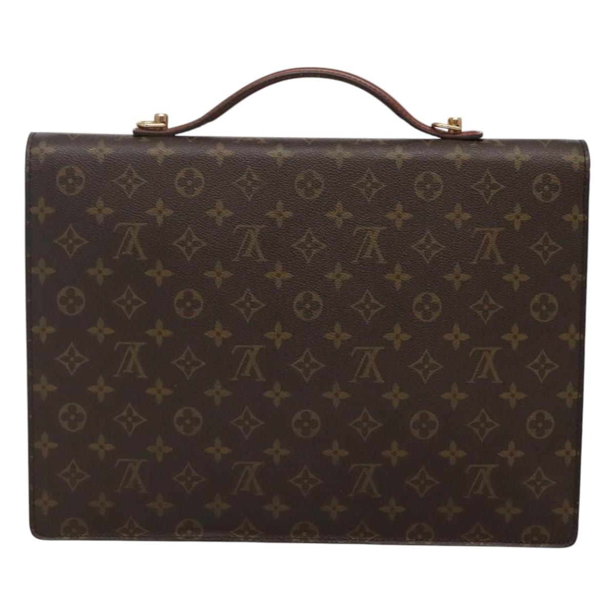 LOUIS VUITTON Monogram Porte Documents Bandouliere Bag M53338 Auth sw092