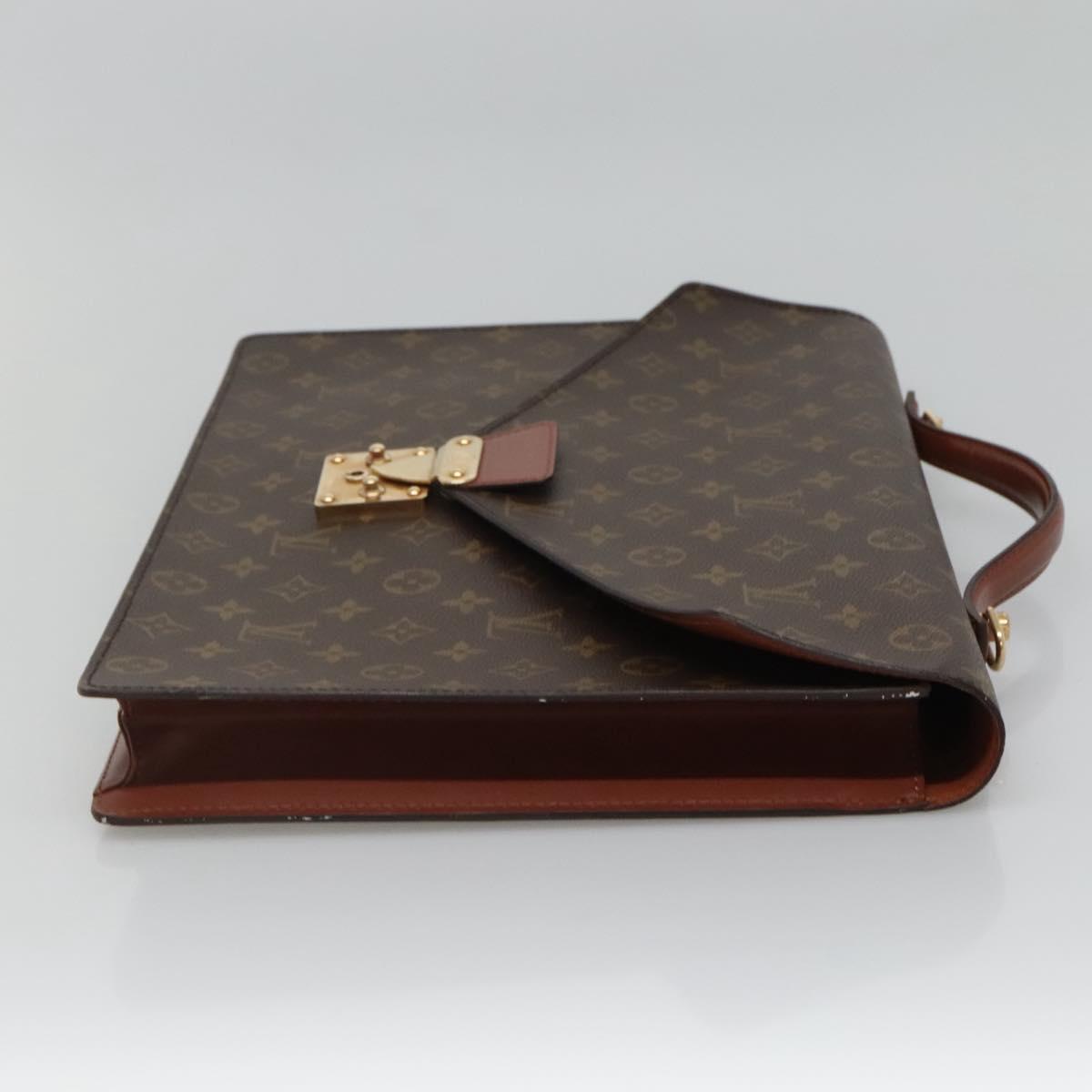 LOUIS VUITTON Monogram Porte Documents Bandouliere Bag M53338 Auth sw092