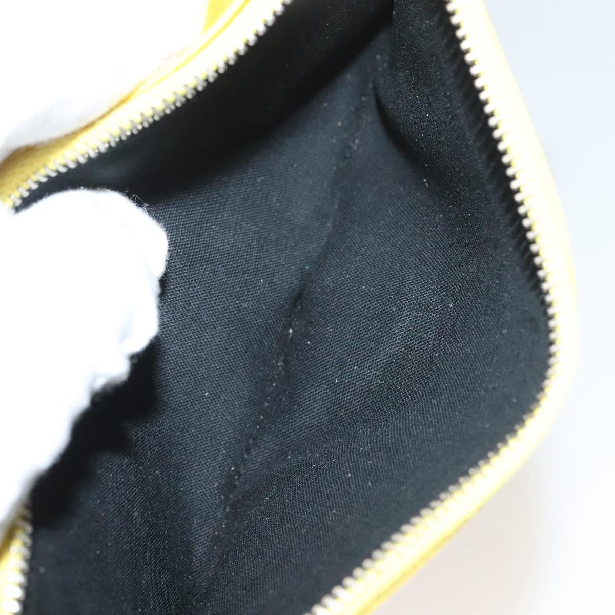 BALENCIAGA Long Wallet Leather Yellow 233599 Auth SW1010