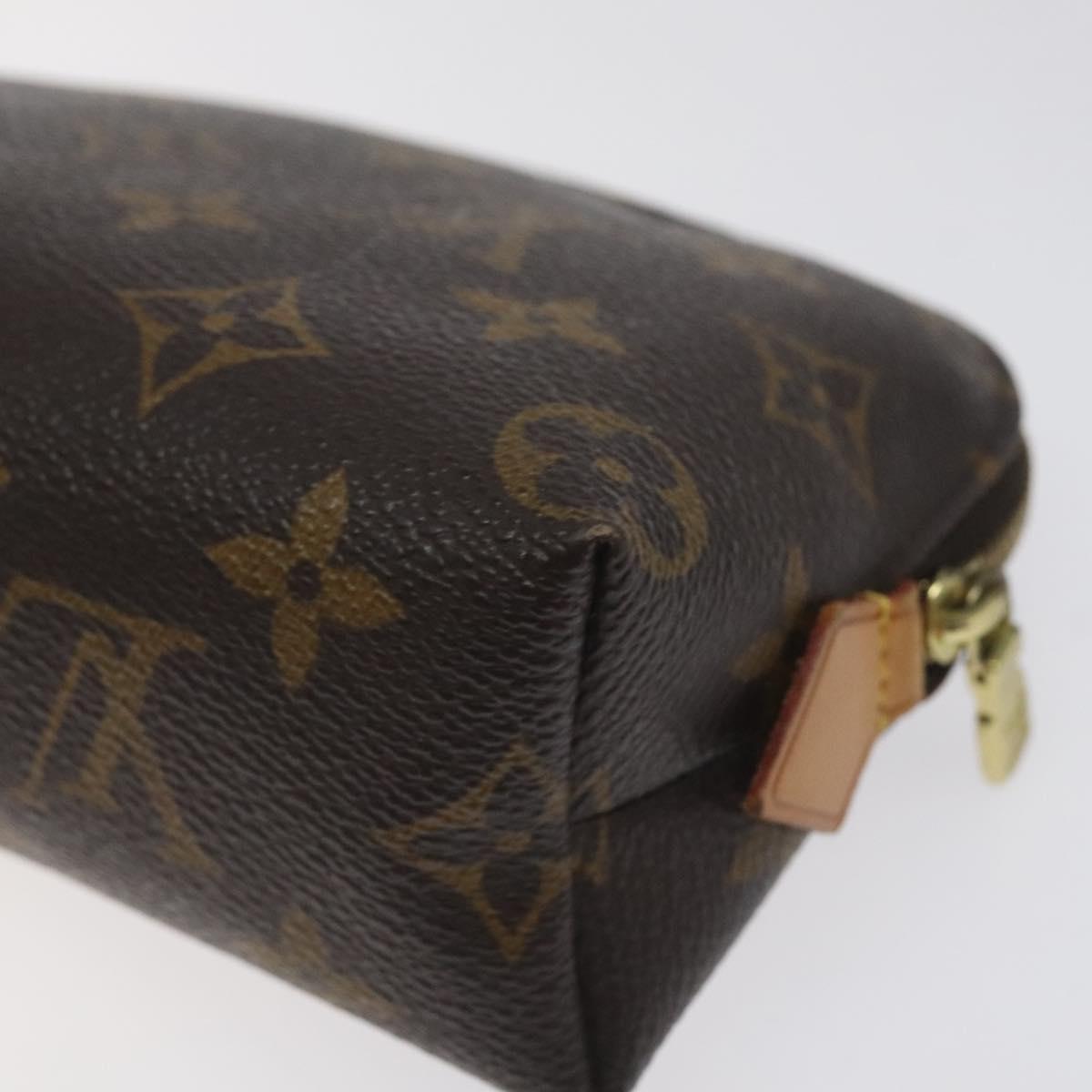 LOUIS VUITTON Monogram Pochette Cosmetic PM Pouch M43998 LV Auth SW1040