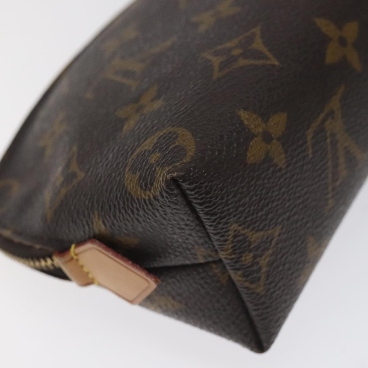 LOUIS VUITTON Monogram Pochette Cosmetic PM Pouch M43998 LV Auth SW1040
