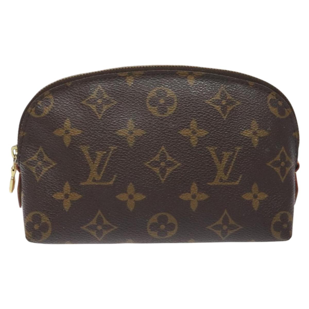LOUIS VUITTON Monogram Pochette Cosmetic PM Pouch M43998 LV Auth SW1040