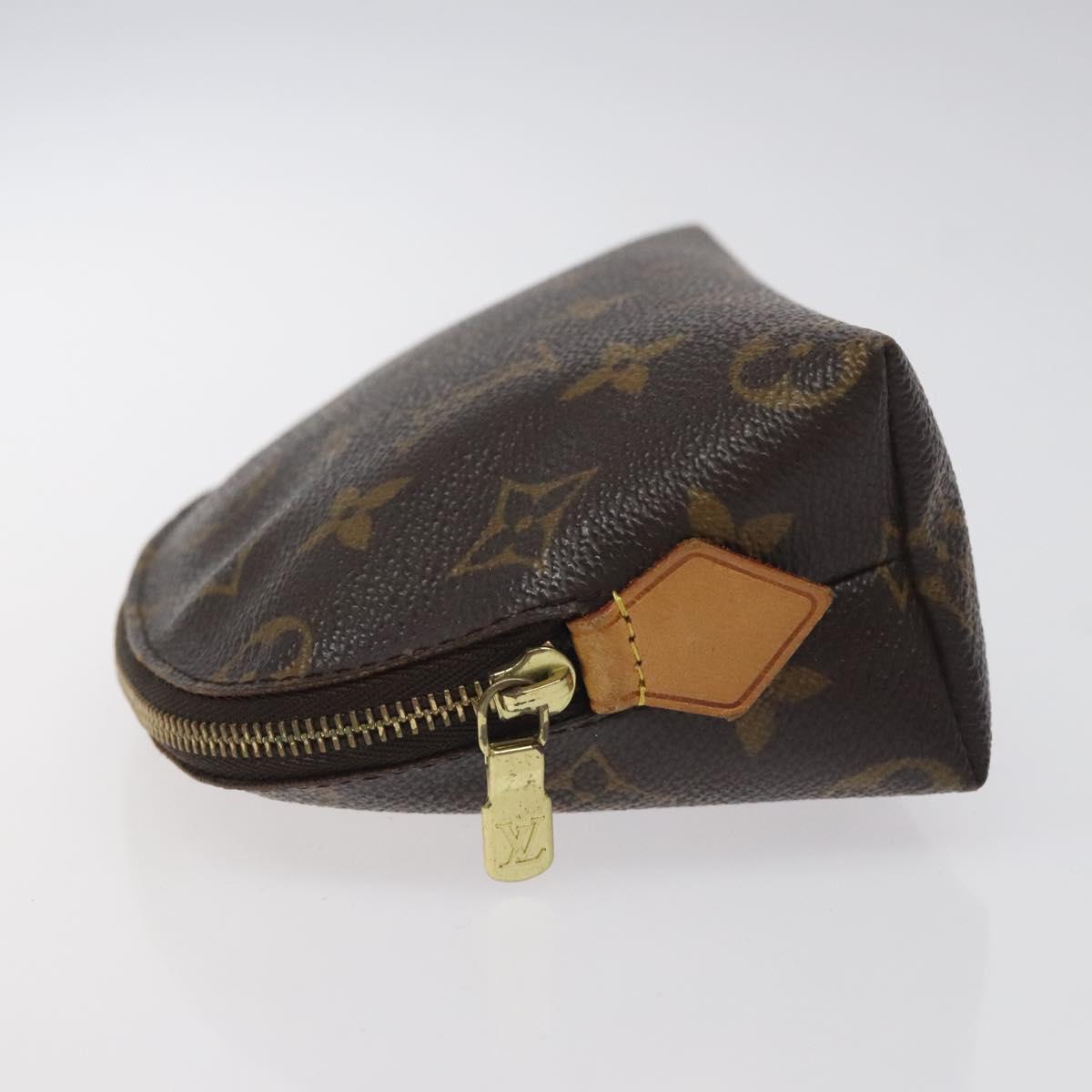LOUIS VUITTON Monogram Pochette Cosmetic PM Pouch M43998 LV Auth SW1040
