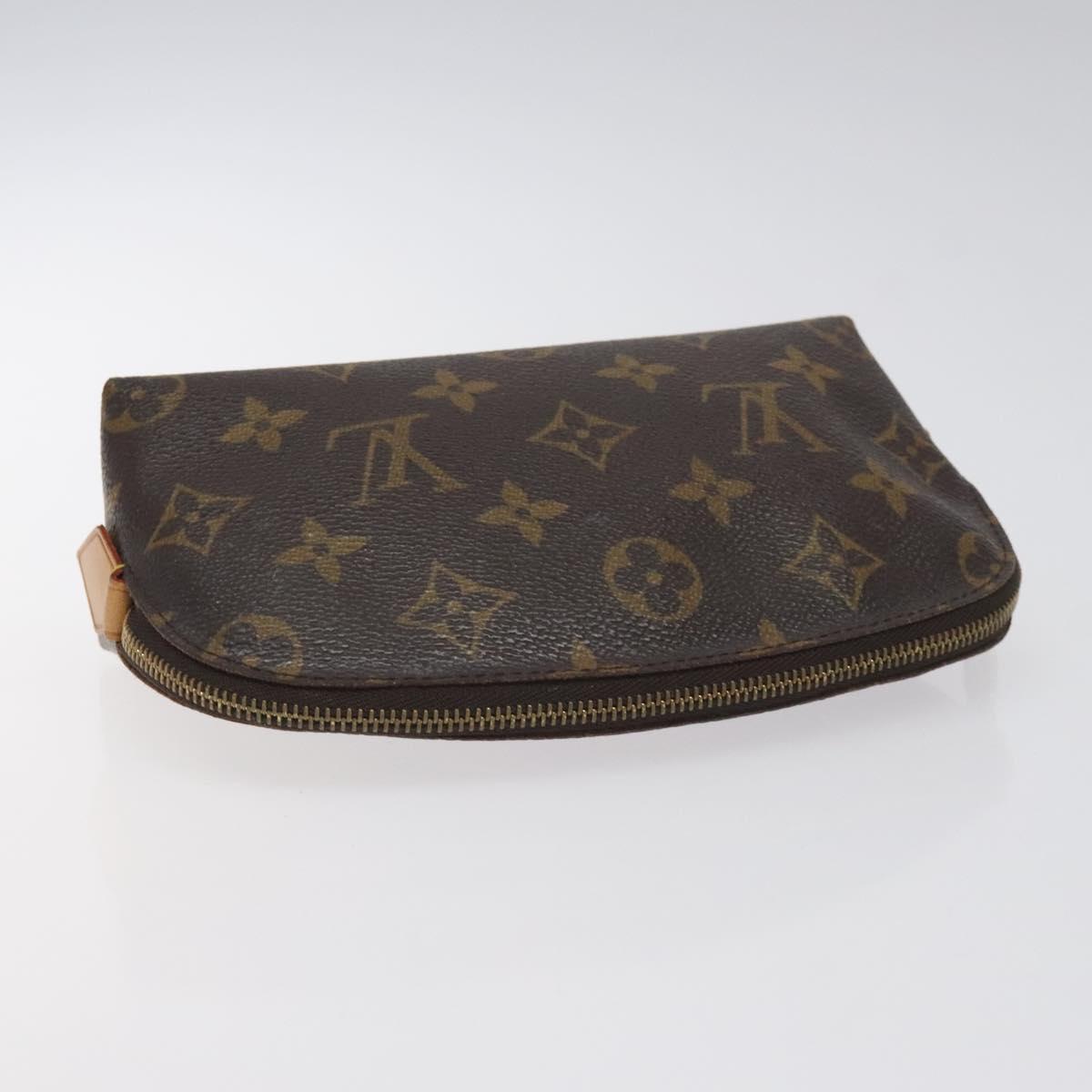 LOUIS VUITTON Monogram Pochette Cosmetic PM Pouch M43998 LV Auth SW1040